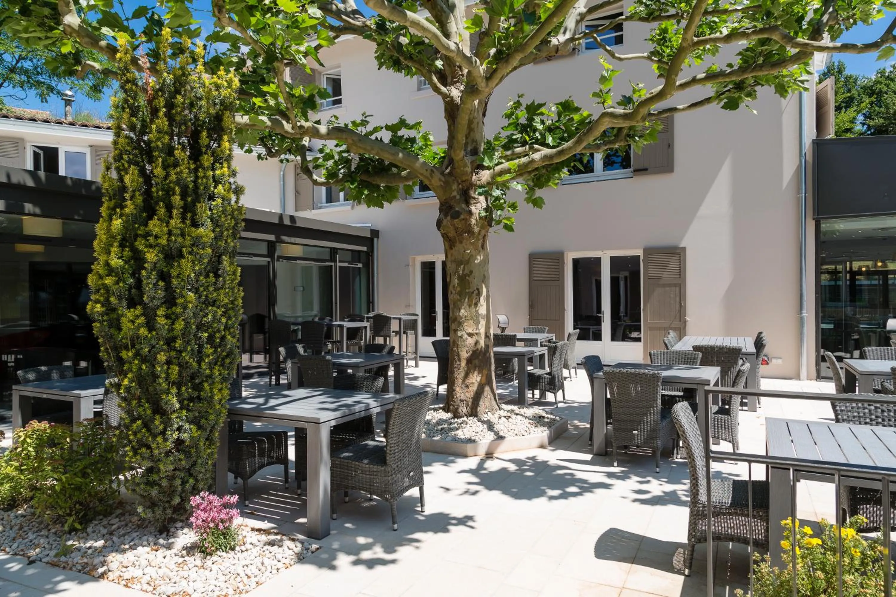 Patio in Le Cottage de Clairefontaine