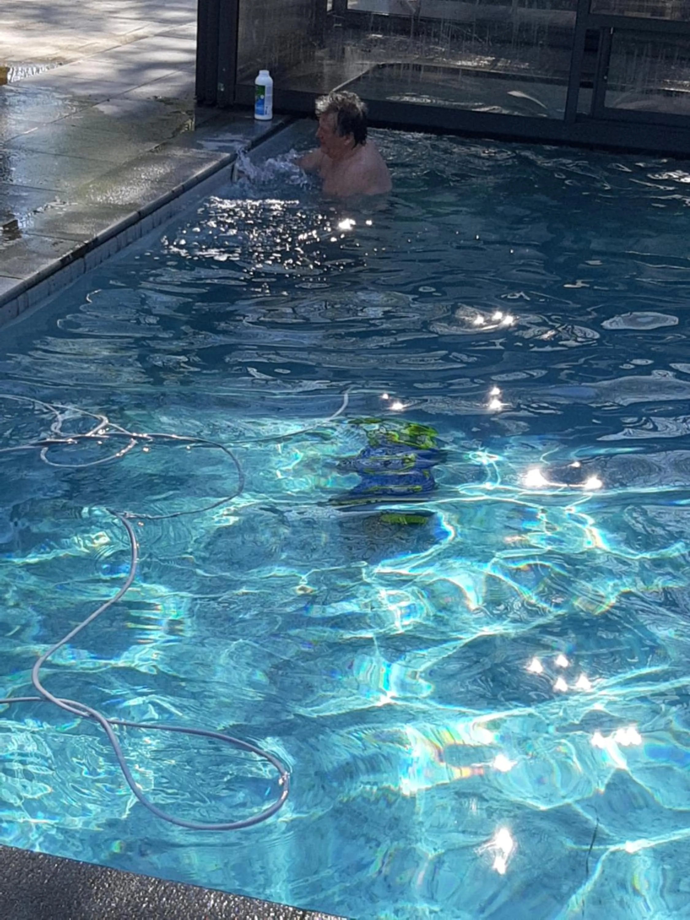 Swimming pool in B&B Chatelet Cremers