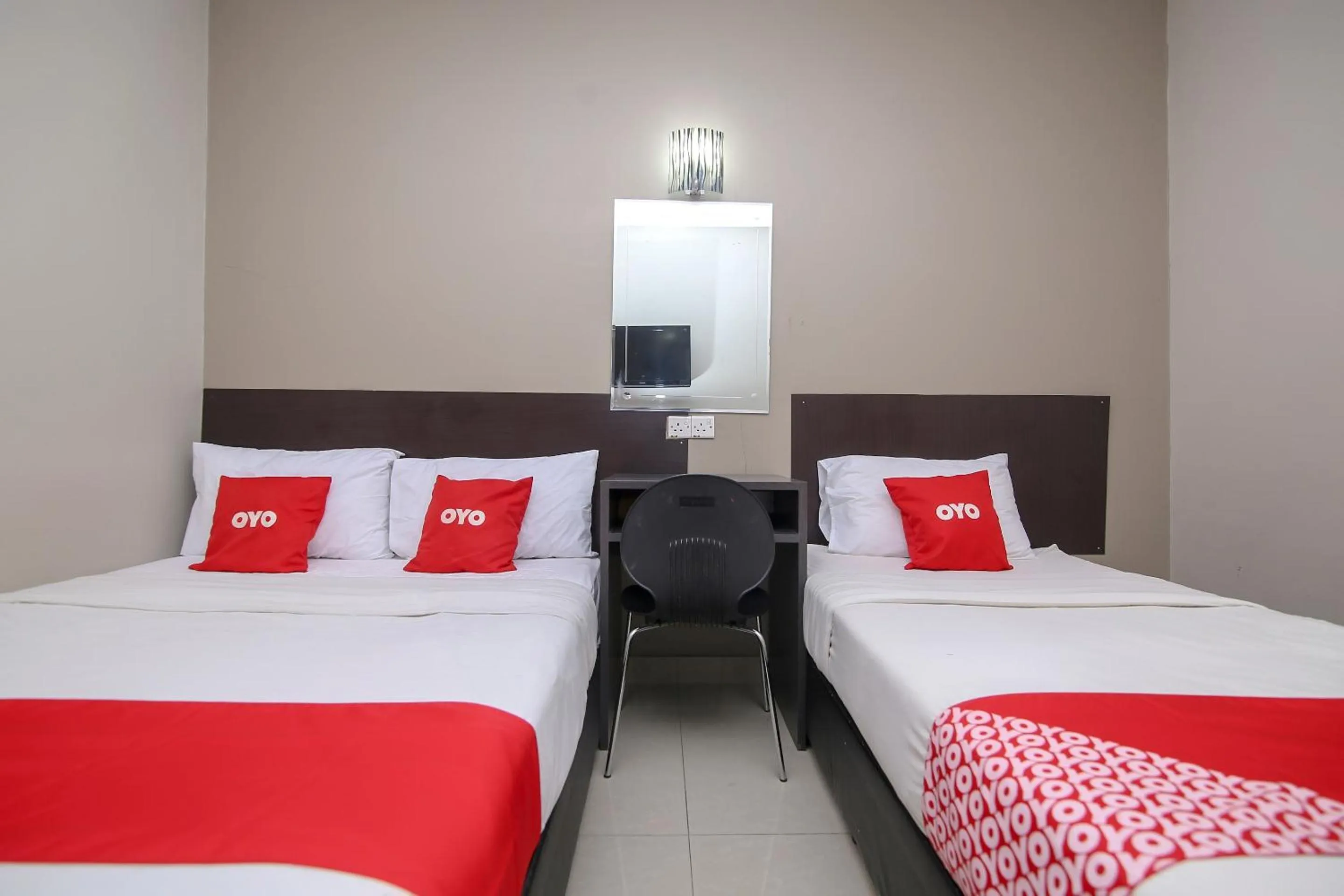 Bedroom, Bed in Hotel O Nice Stay Three Six Five Services