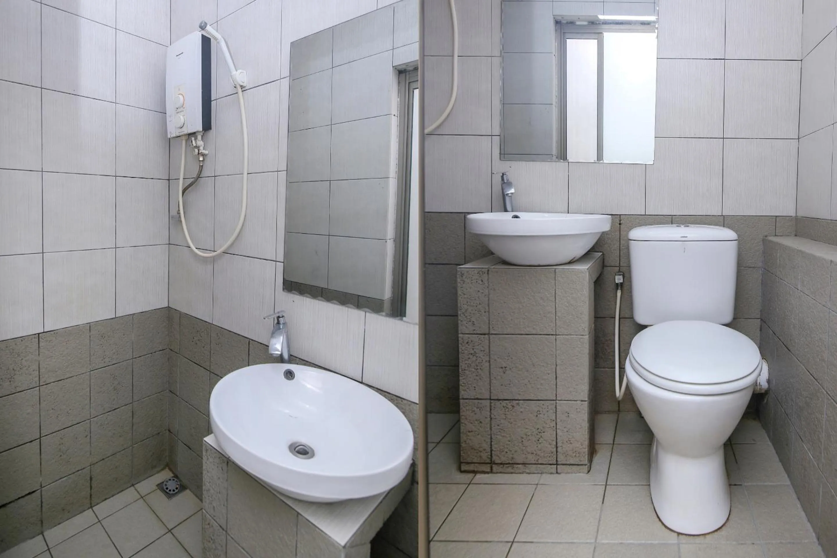 Bathroom in Hotel O Nice Stay Three Six Five Services