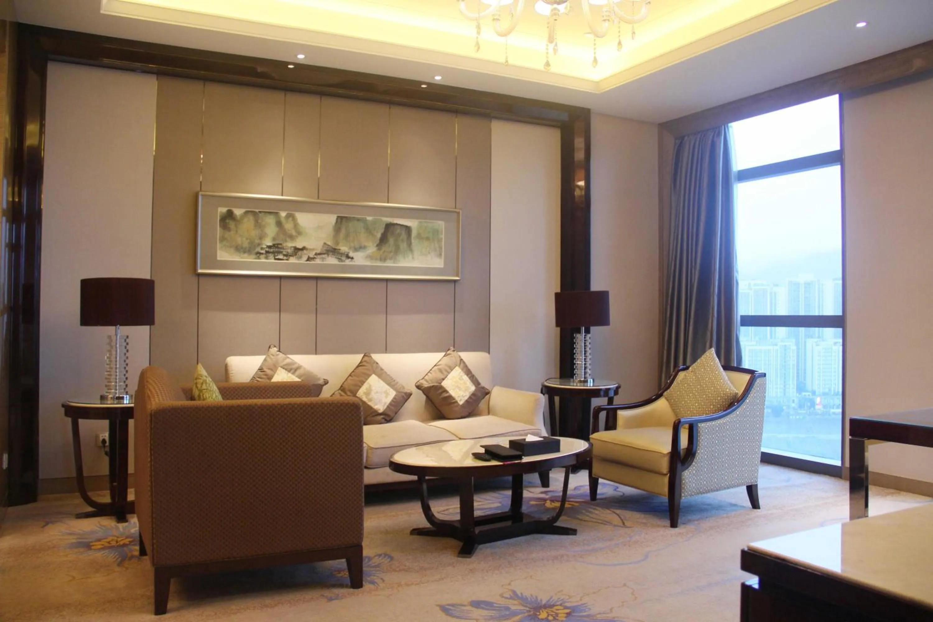 Living room in DoubleTree by Hilton Chongqing Wanzhou