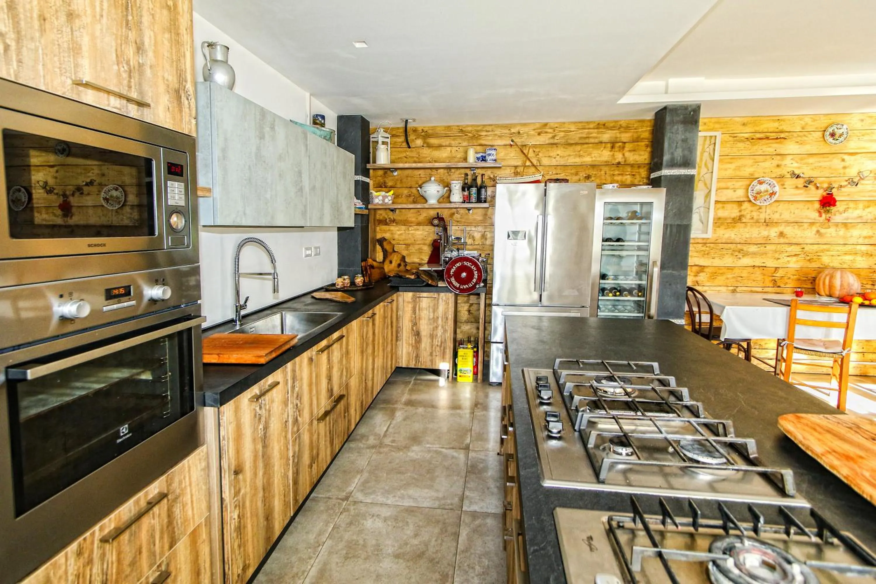 Kitchen or kitchenette in Il Cuoco Pescatore, Ittiturismo Lecardònaie du Pescòu