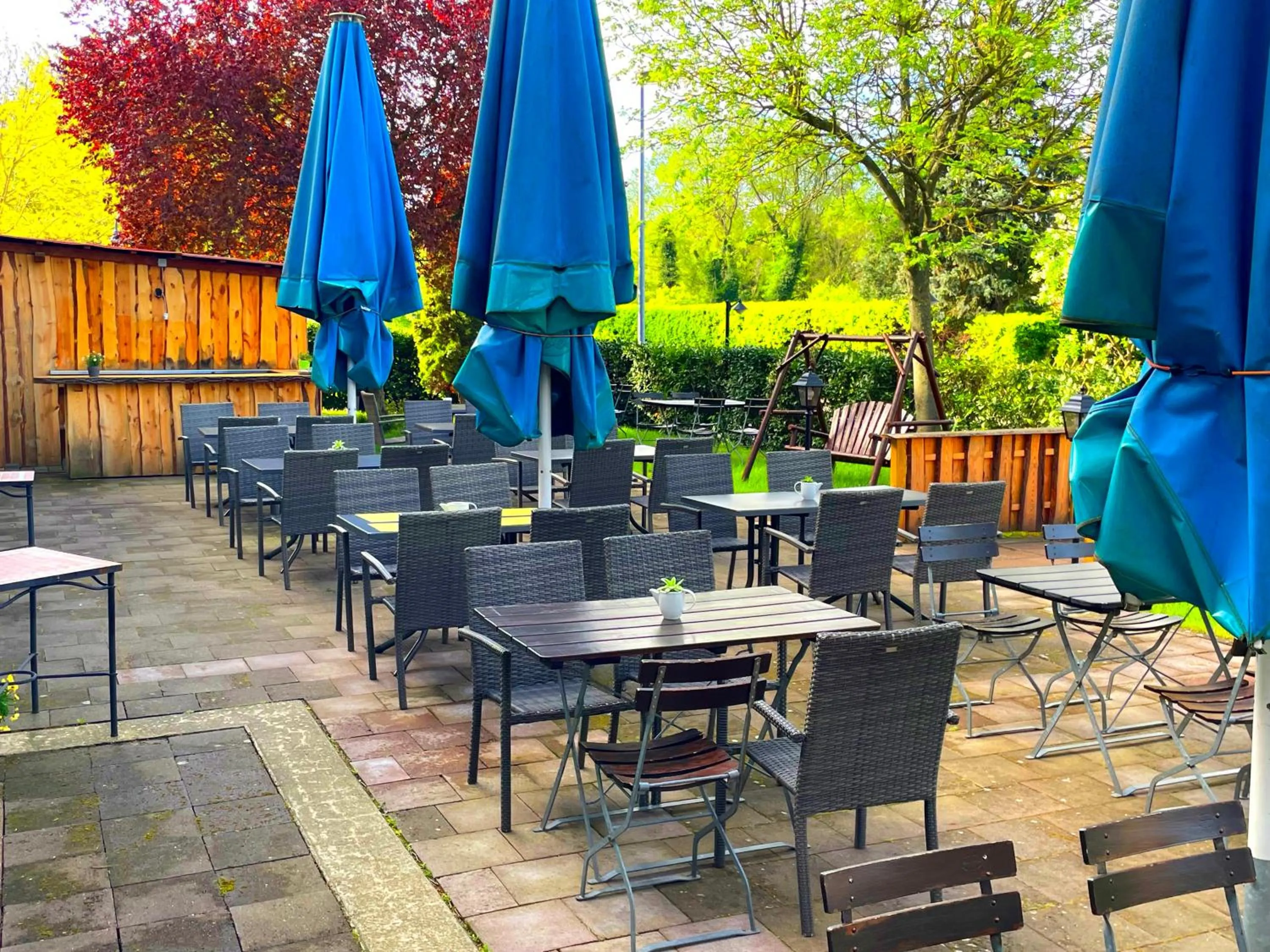 Patio in Best Western Spreewald
