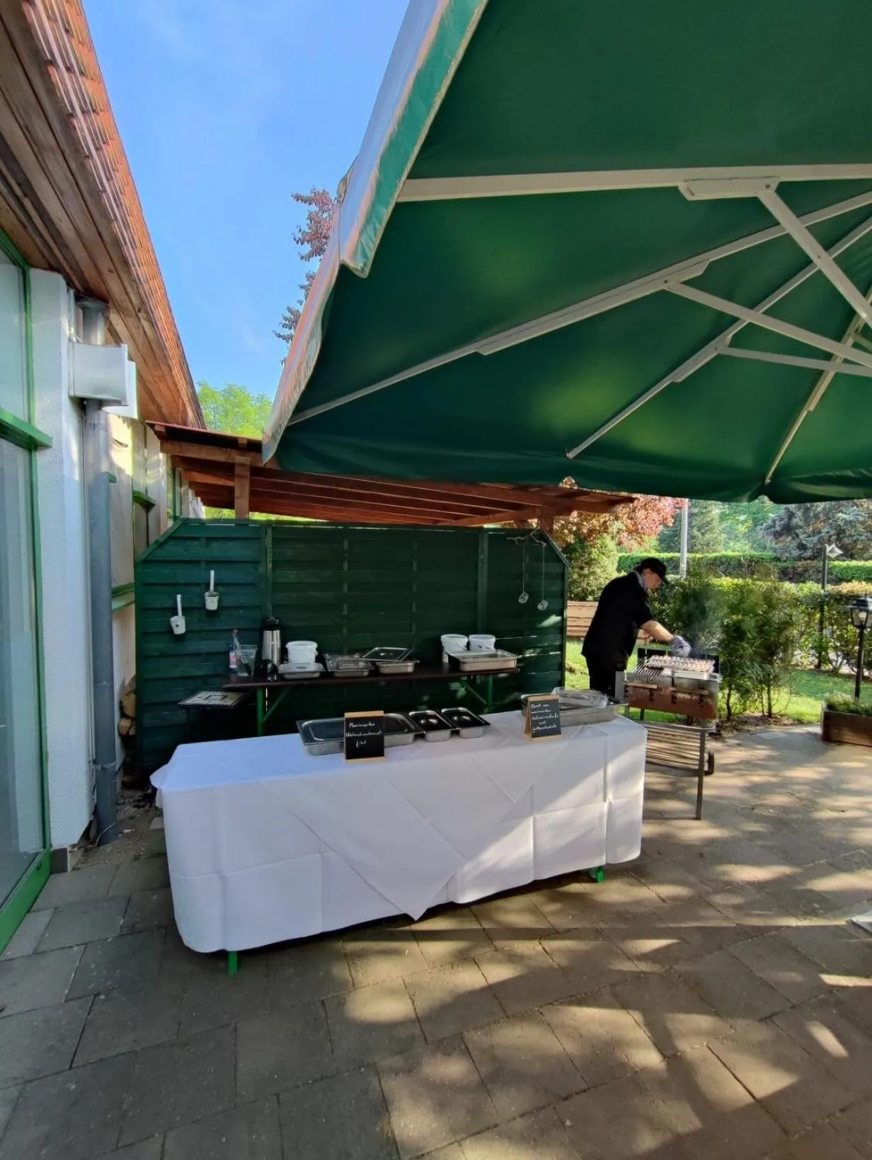 Balcony/Terrace in Best Western Spreewald