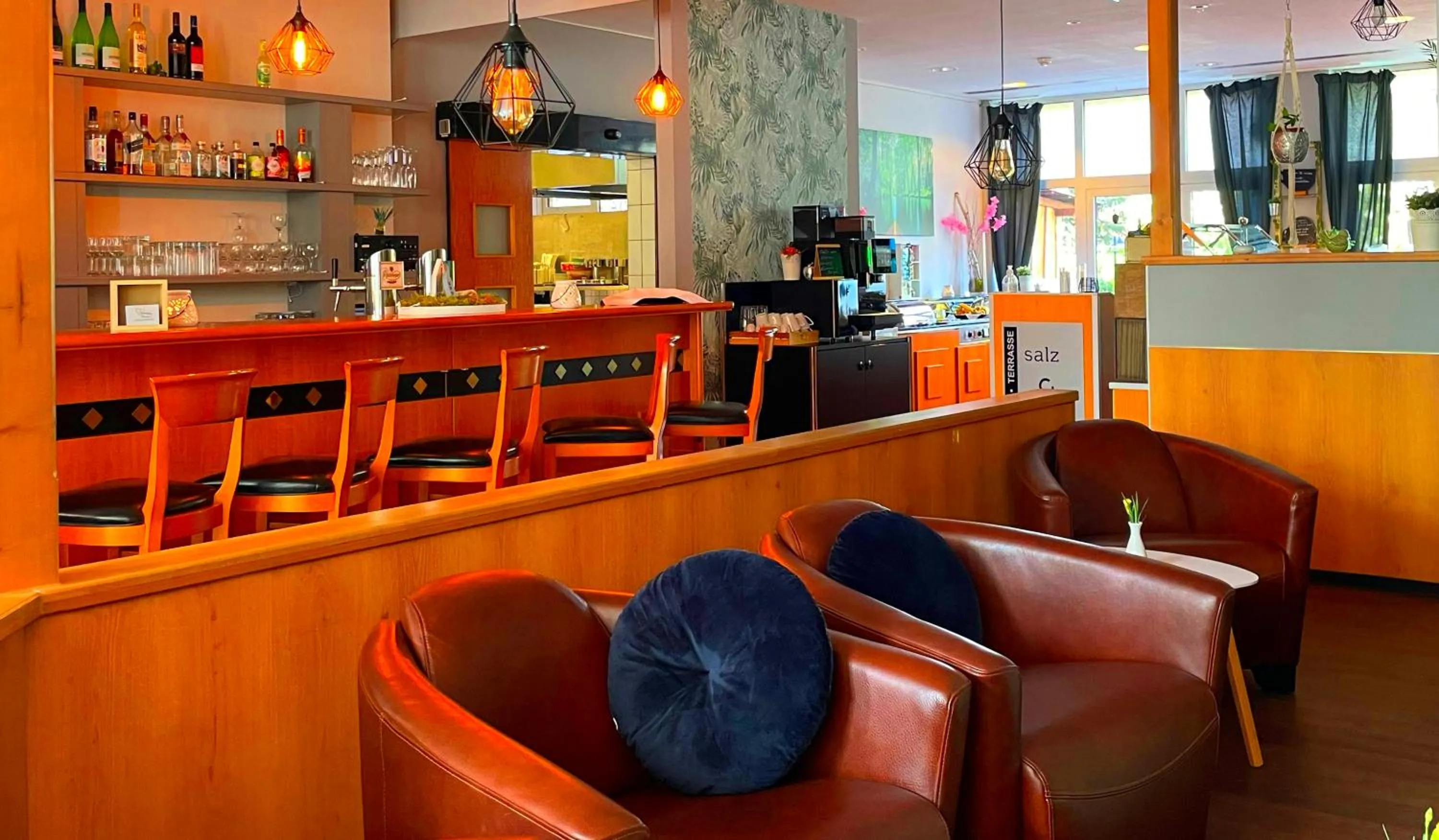 Lounge or bar in Best Western Spreewald