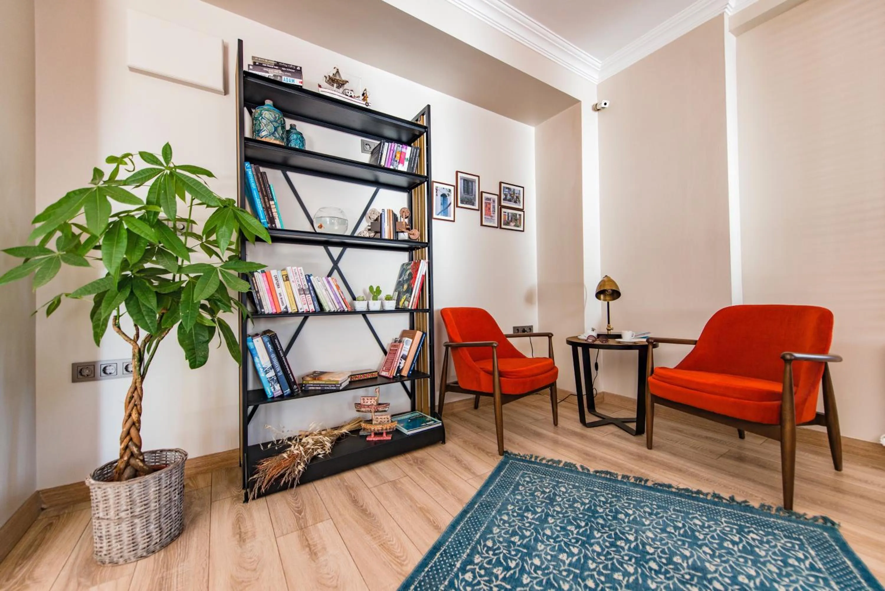 Library in Elia Hotel Cunda by Ortunc