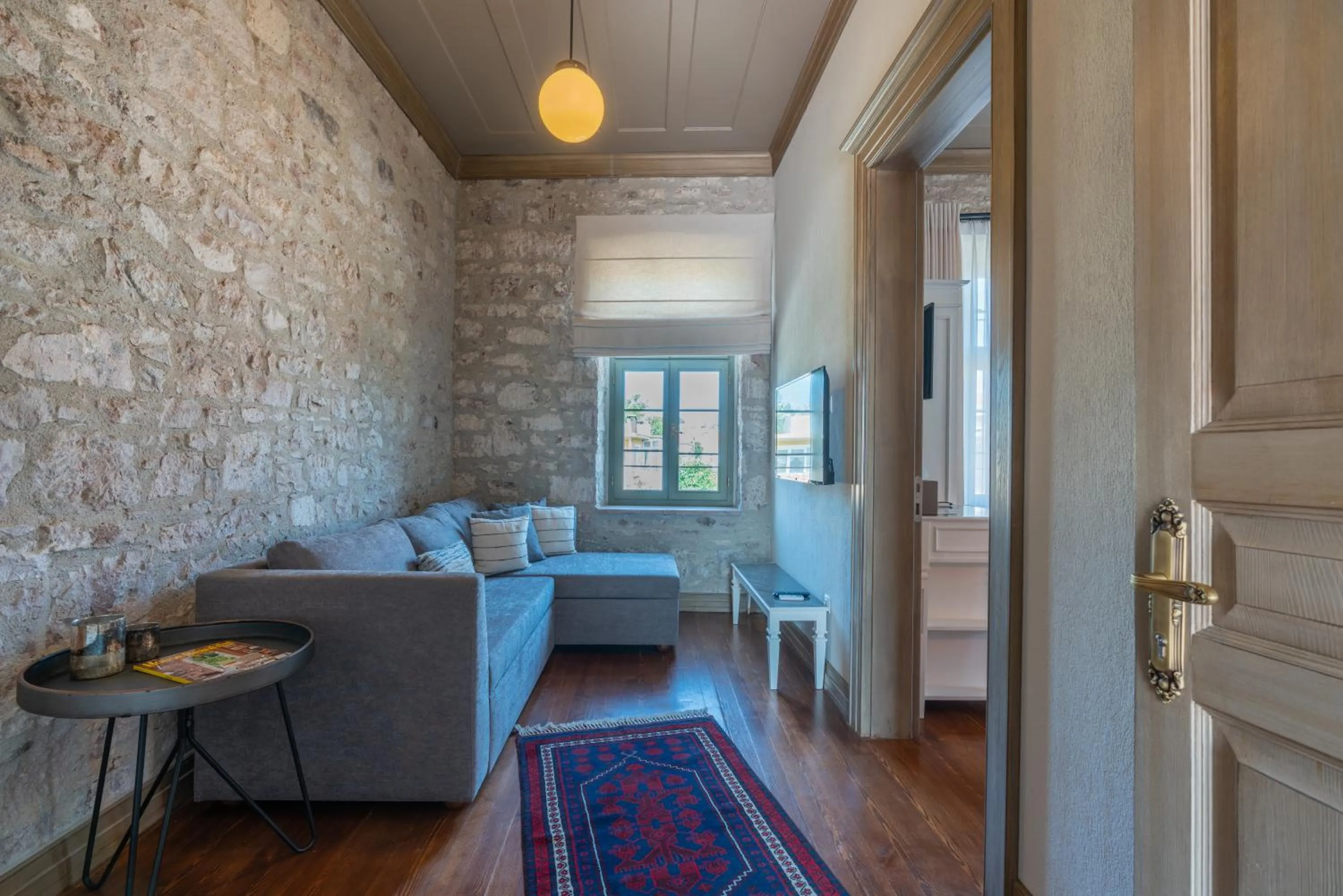 Bed in Elia Hotel Cunda by Ortunc