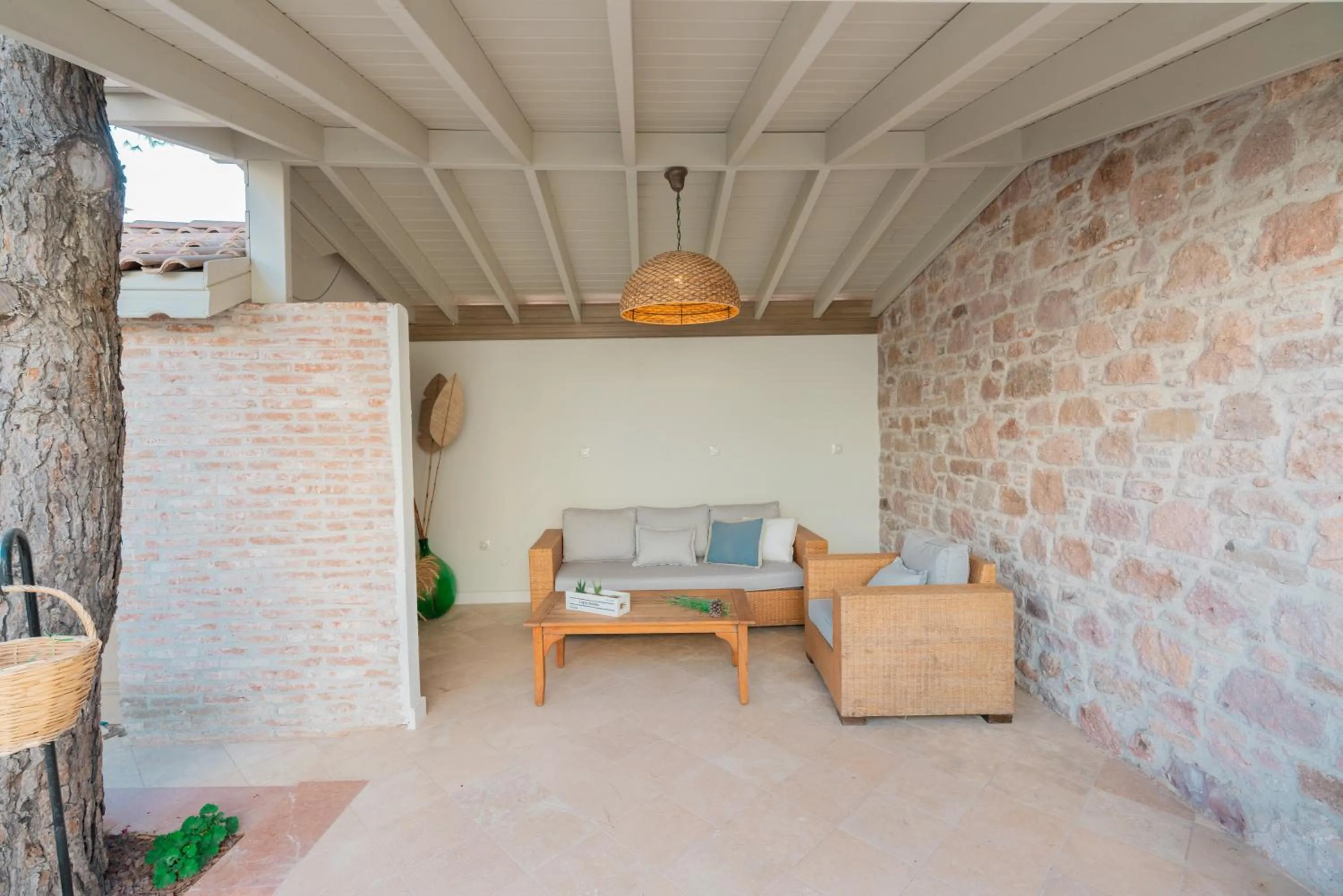 Patio in Elia Hotel Cunda by Ortunc