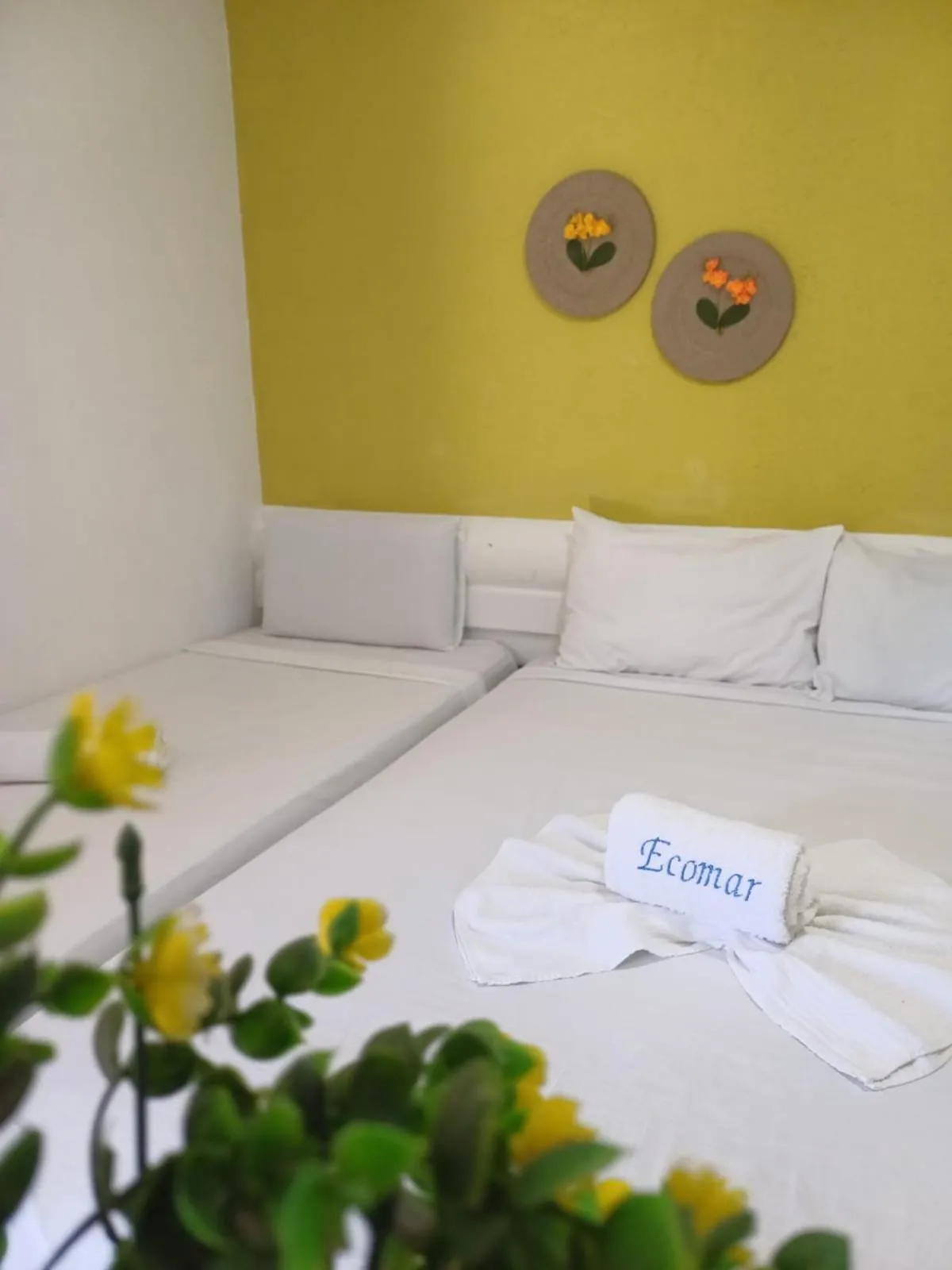 Bed in Ecomar Pousada