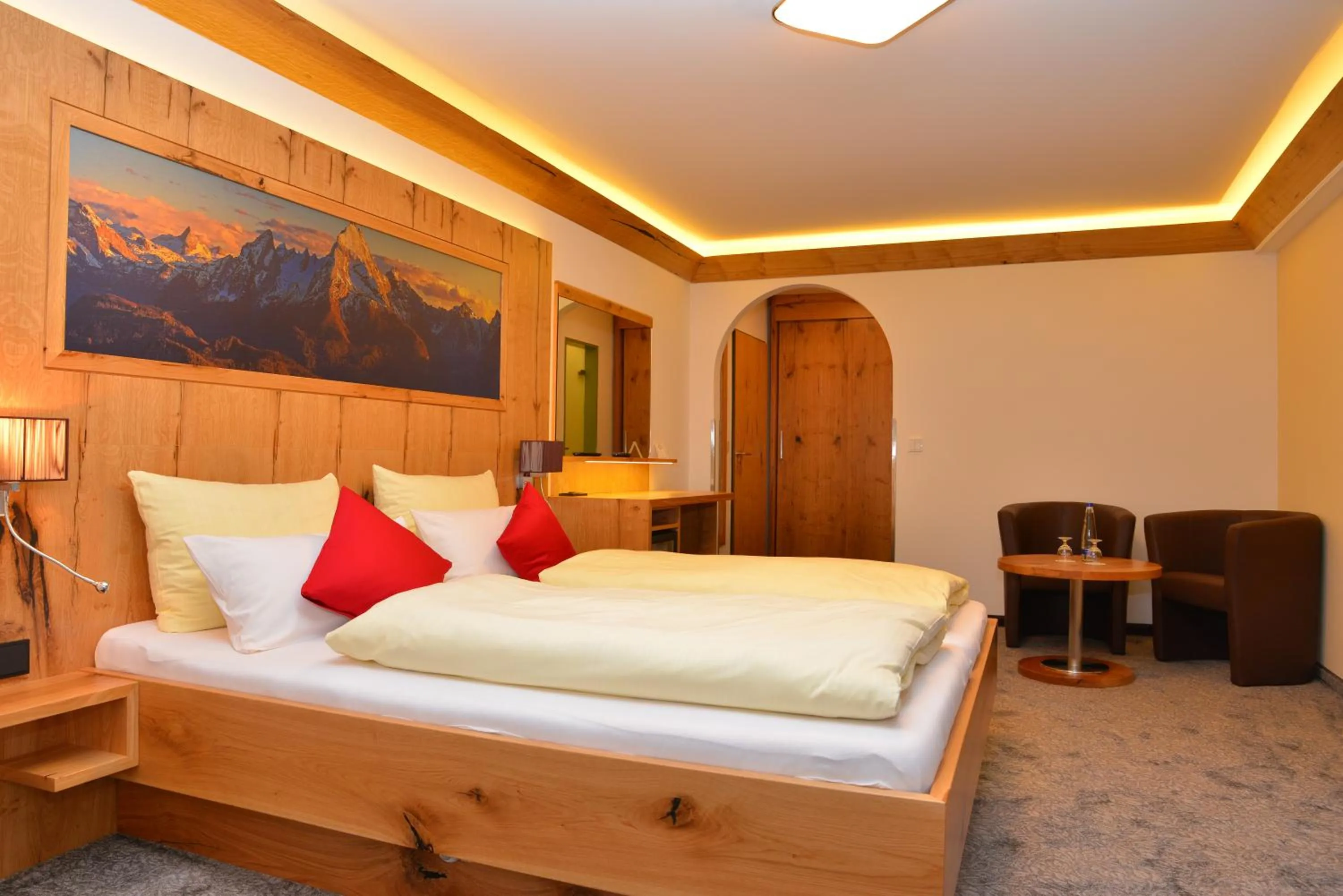 Bed in Alpenhotel Denninglehen