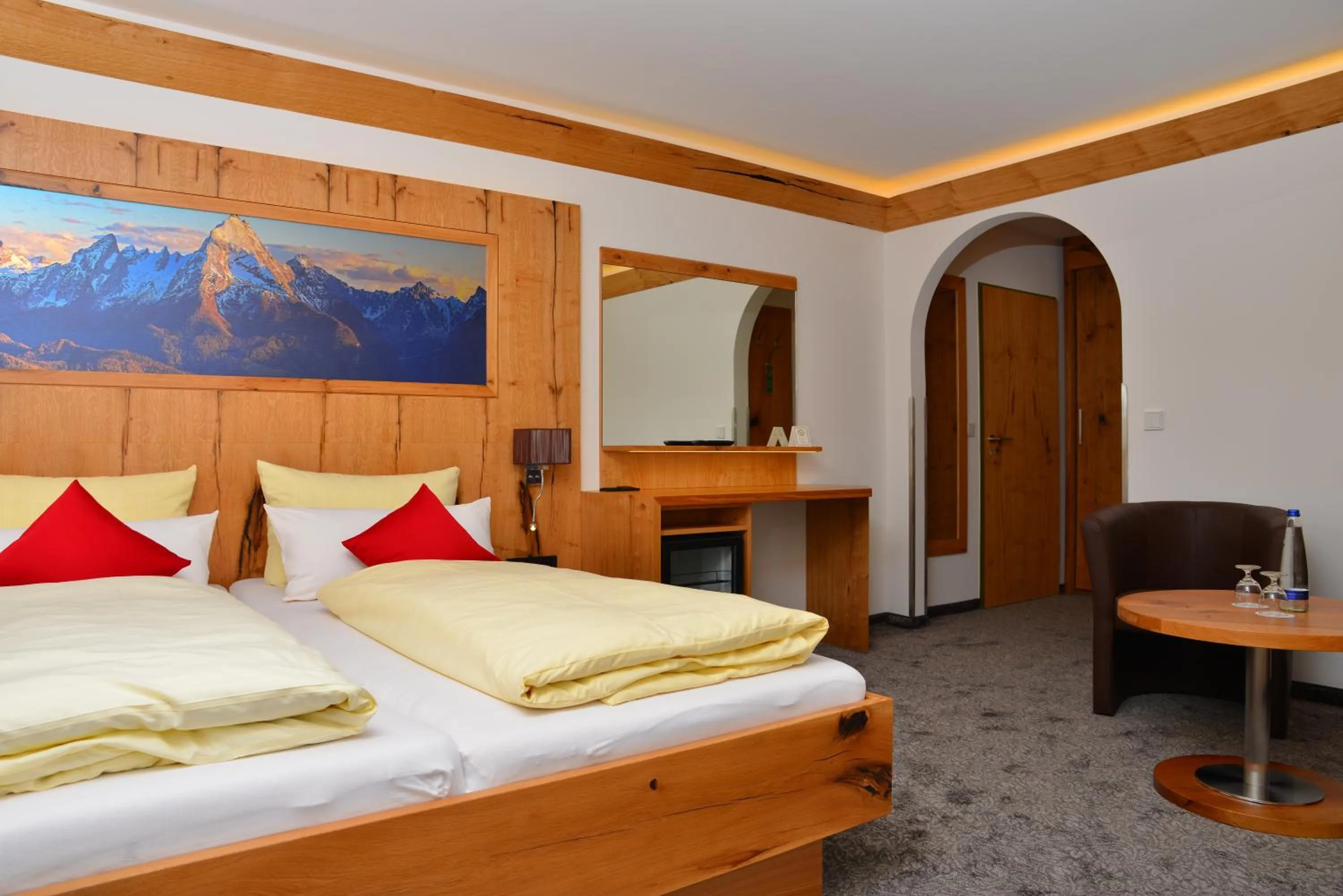 Bed in Alpenhotel Denninglehen