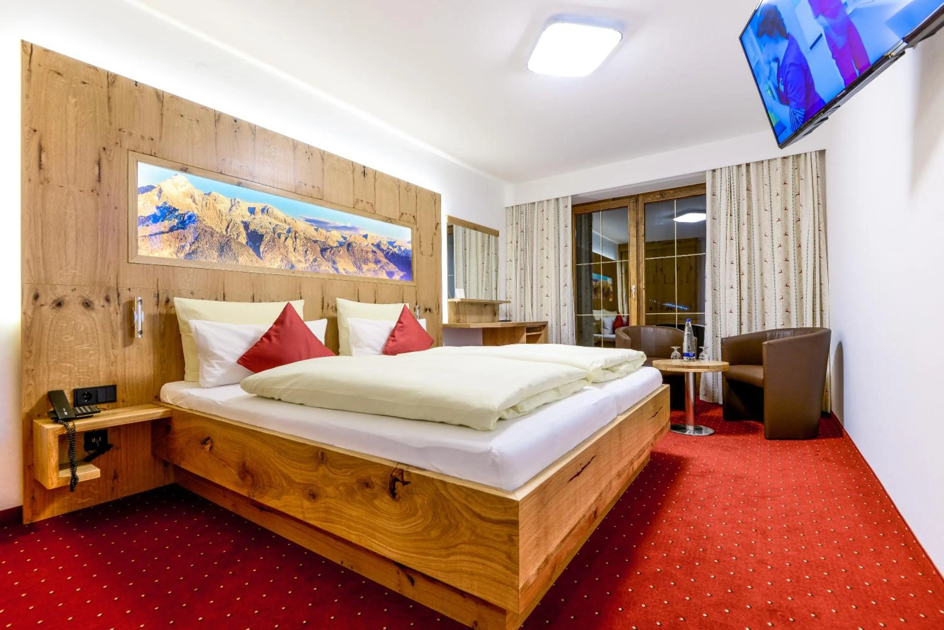 Bed in Alpenhotel Denninglehen