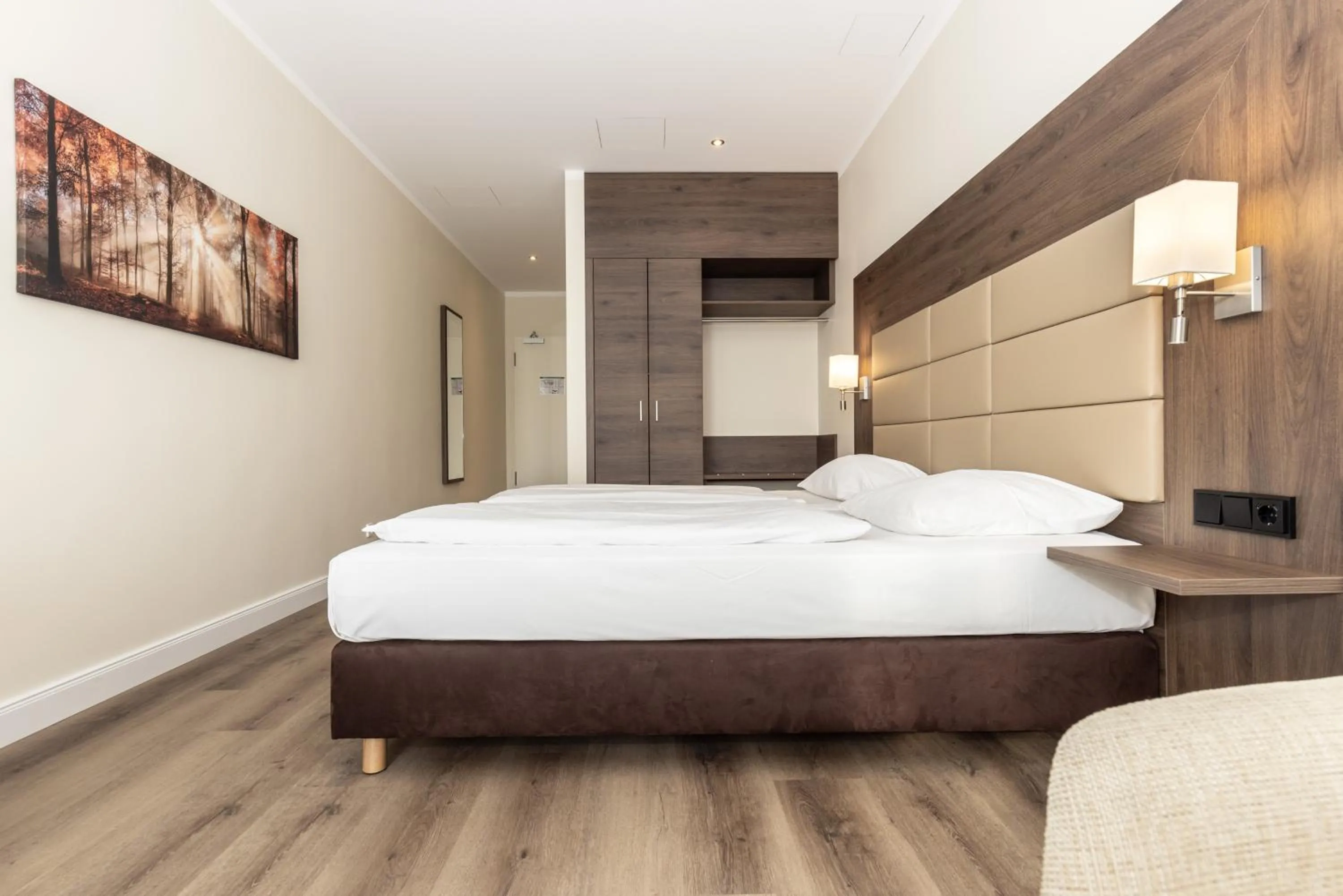 Bed in Hotel Ohlenhoff