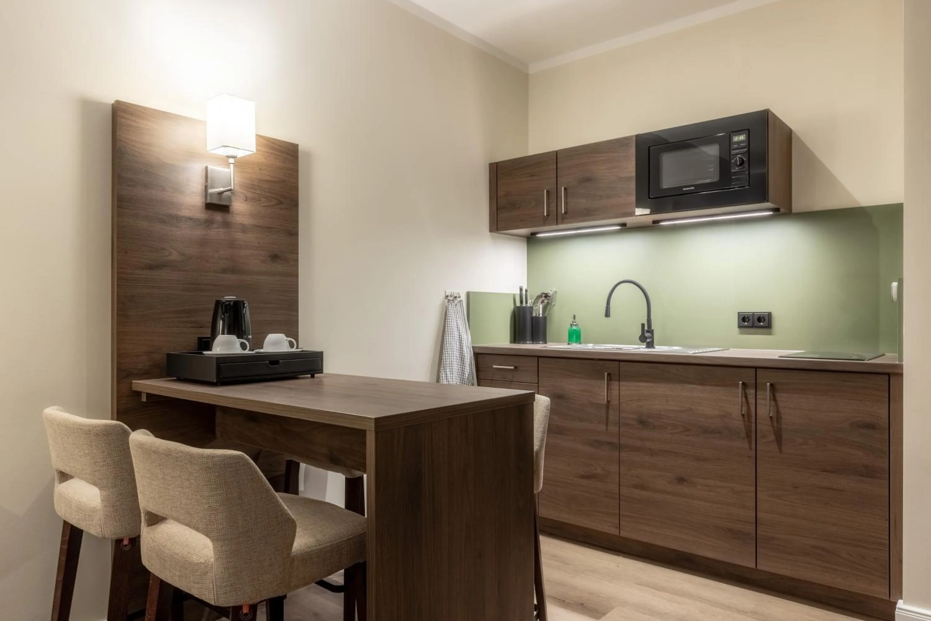 Kitchen or kitchenette in Hotel Ohlenhoff