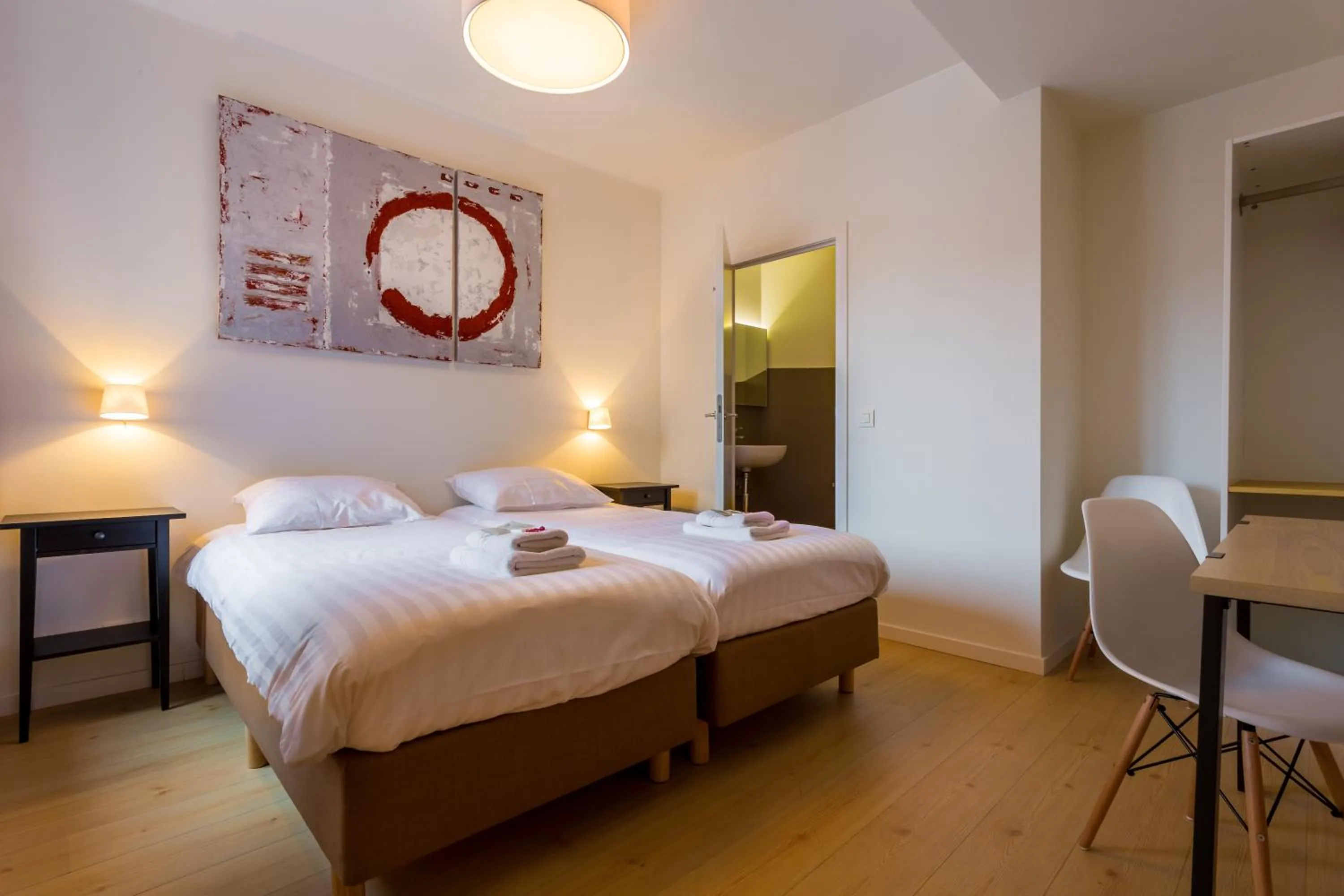 Bed in Hotel Bla Bla