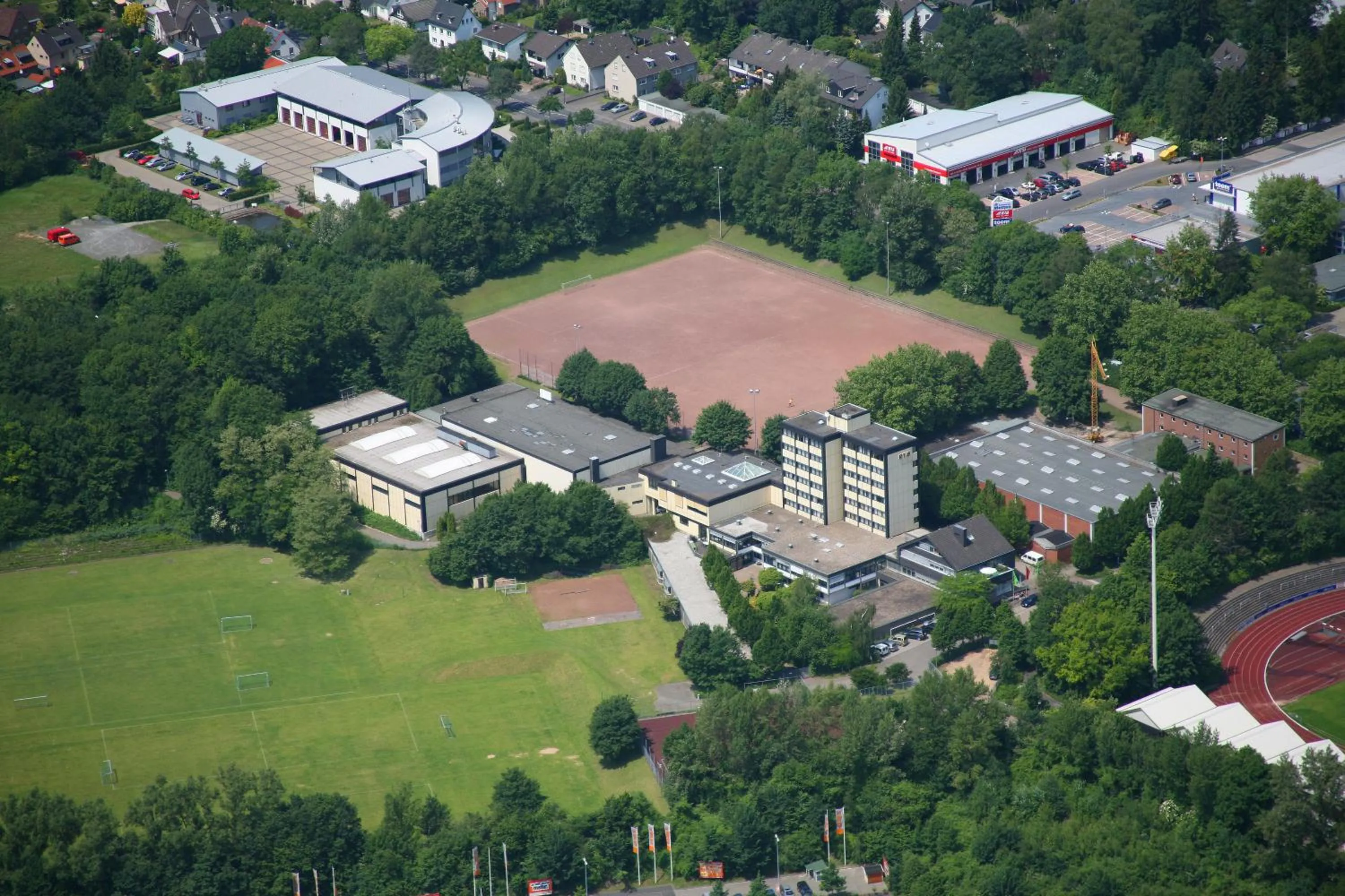 Bird's eye view in RTB-Hotel - Sportschule