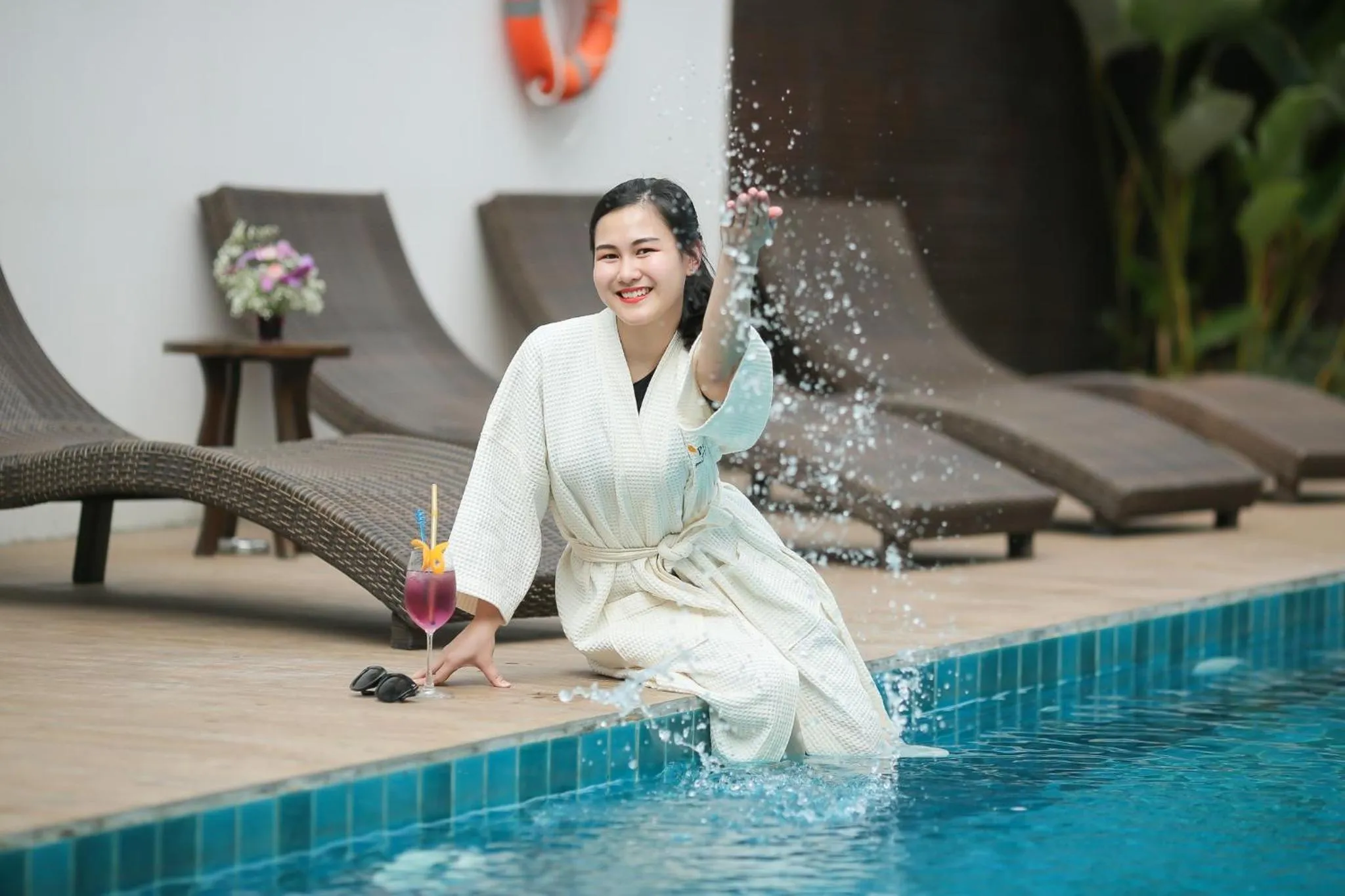 Swimming pool in Le Patta Resort & Hotel Chiang Rai
