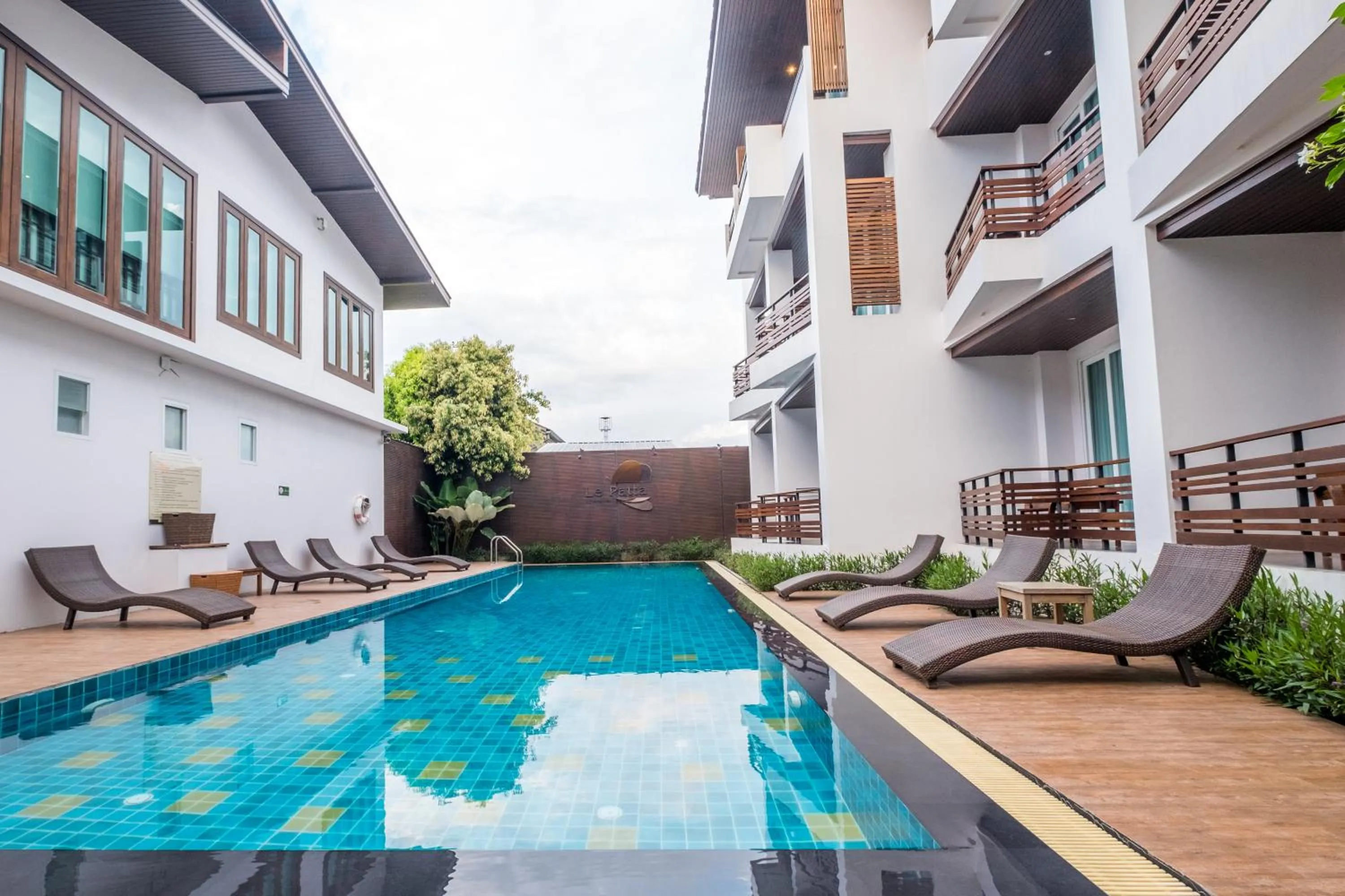 Pool view in Le Patta Resort & Hotel Chiang Rai
