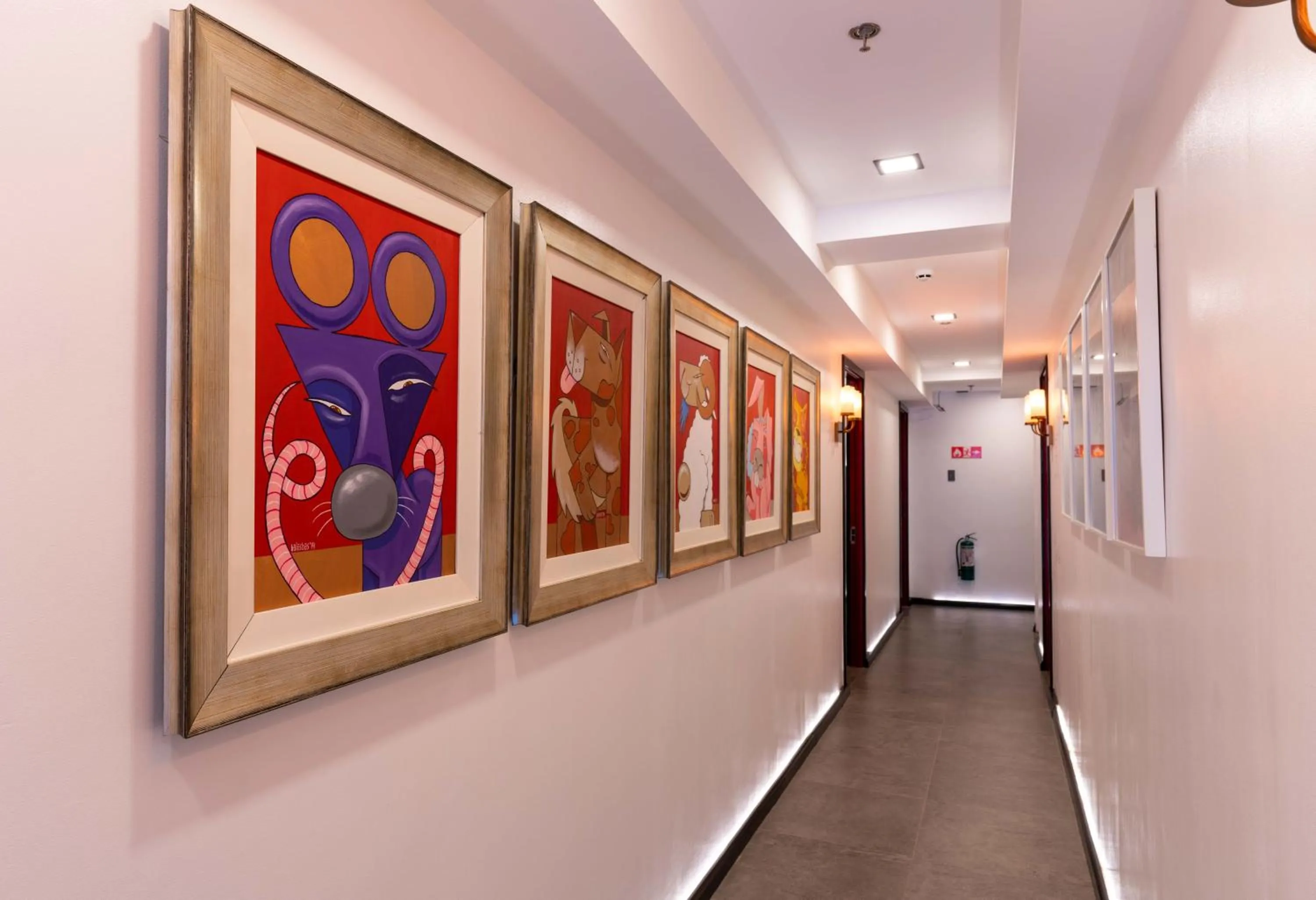 Decorative detail in UNWND Boutique Hotel Makati