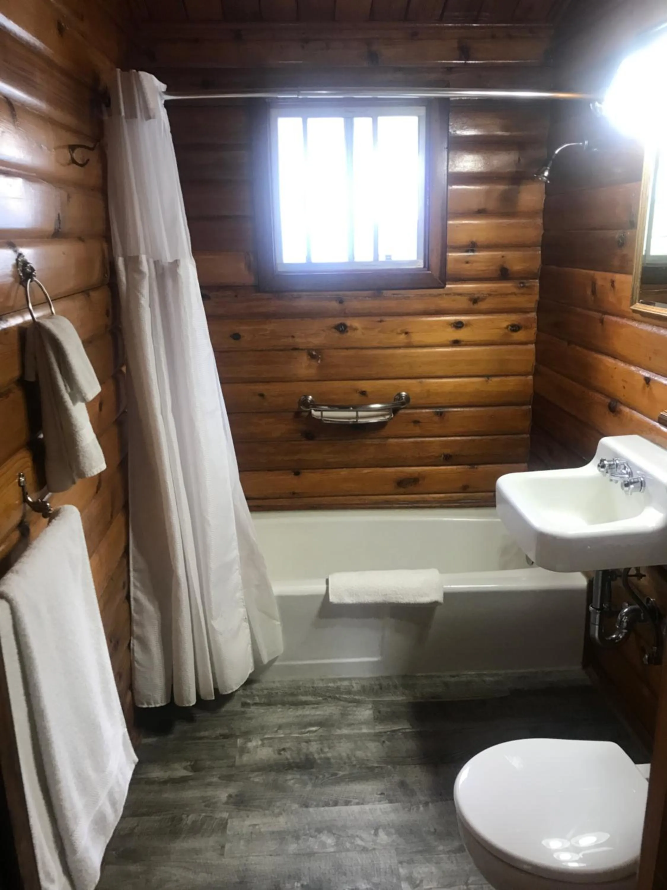 Bathroom in Virginia Creek Settlement