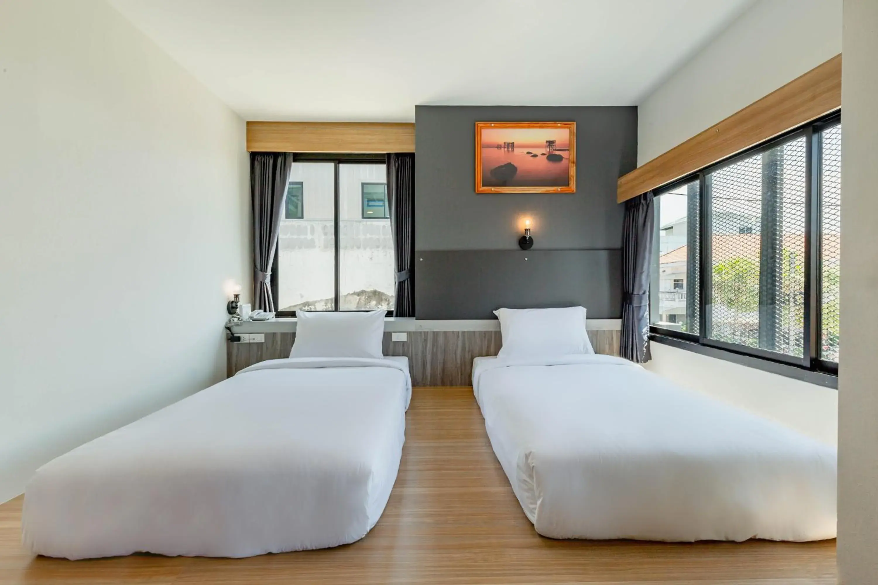 Deluxe Twin Room in The Blue C Donsak Deluxe Twin Room in The Blue C Donsak