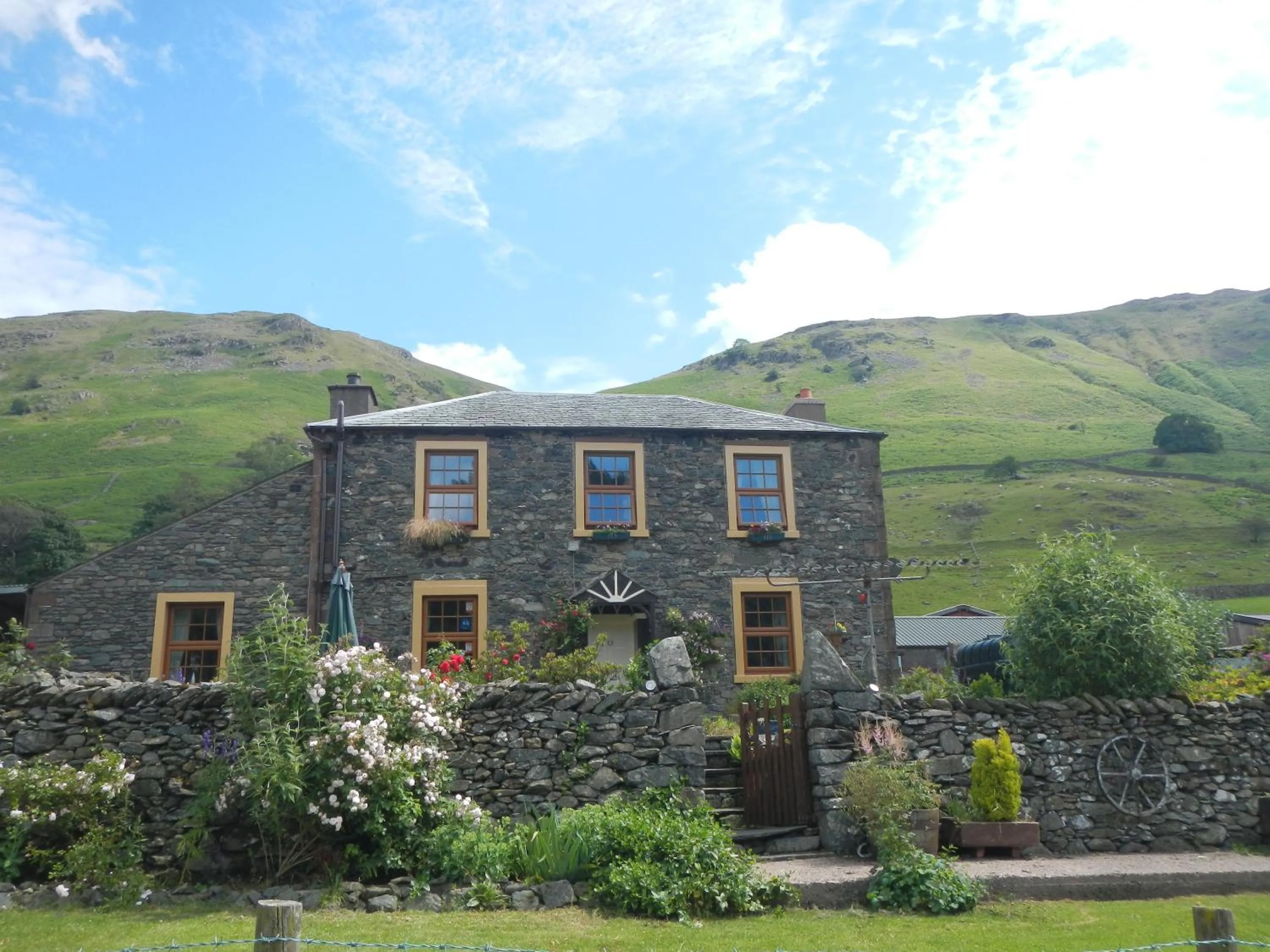 Facade/entrance in Stybeck Farm