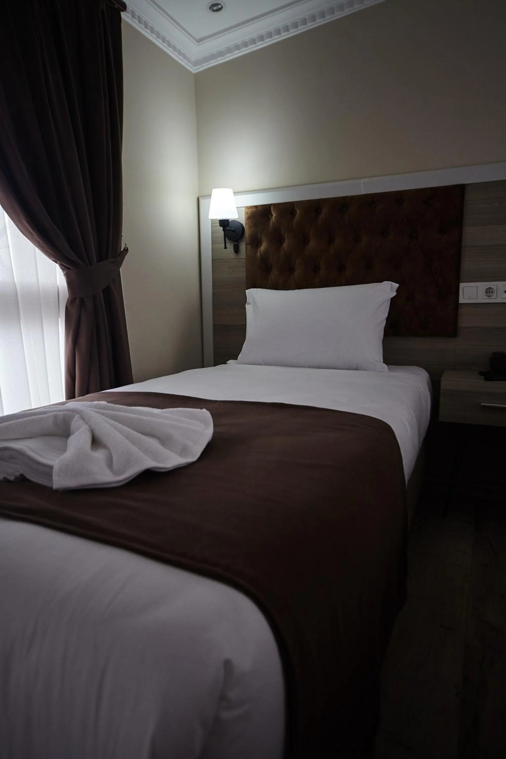 Bed in Luna Suites Taksim