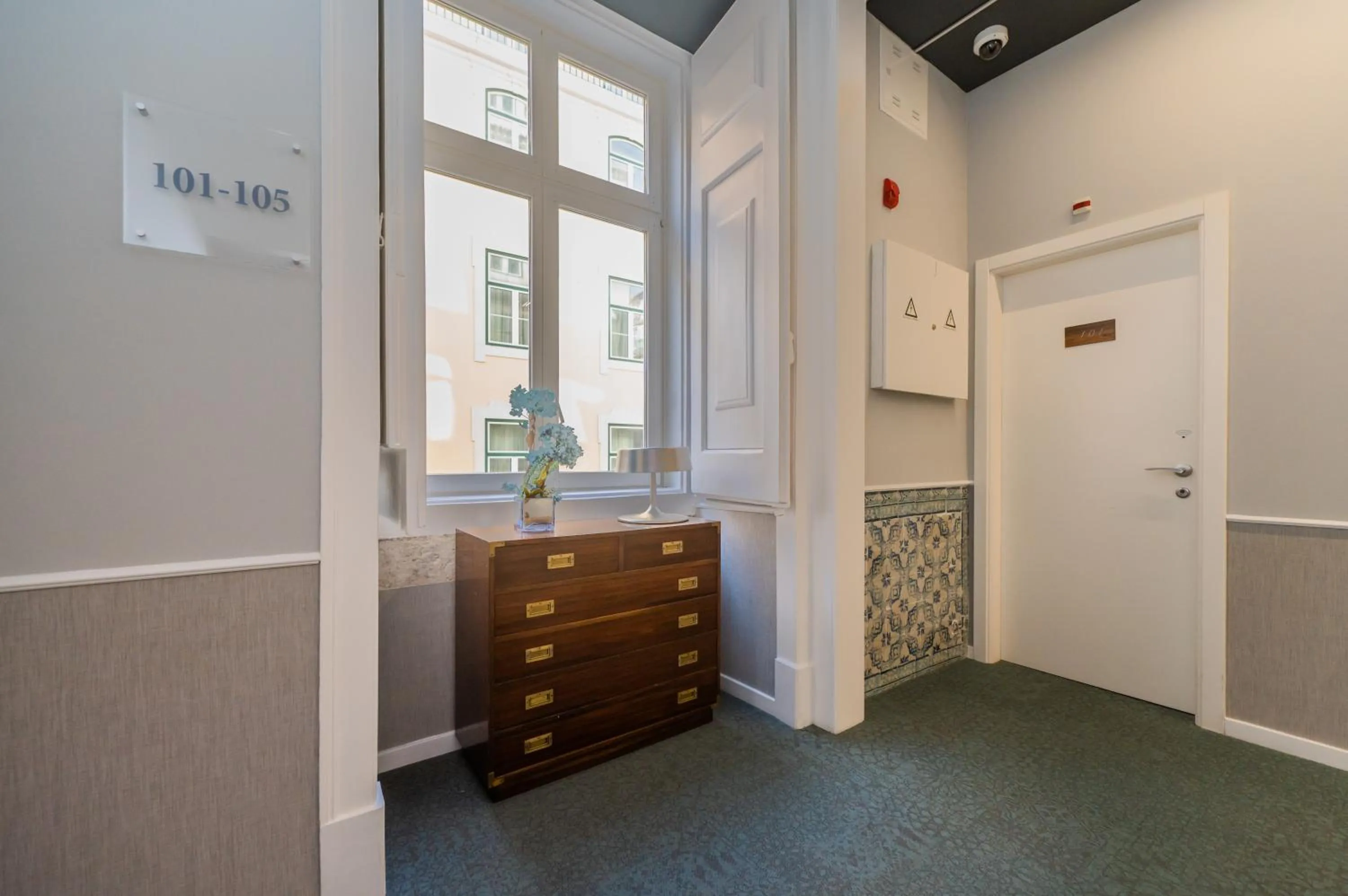 Decorative detail in Lisboa Prata Boutique Hotel