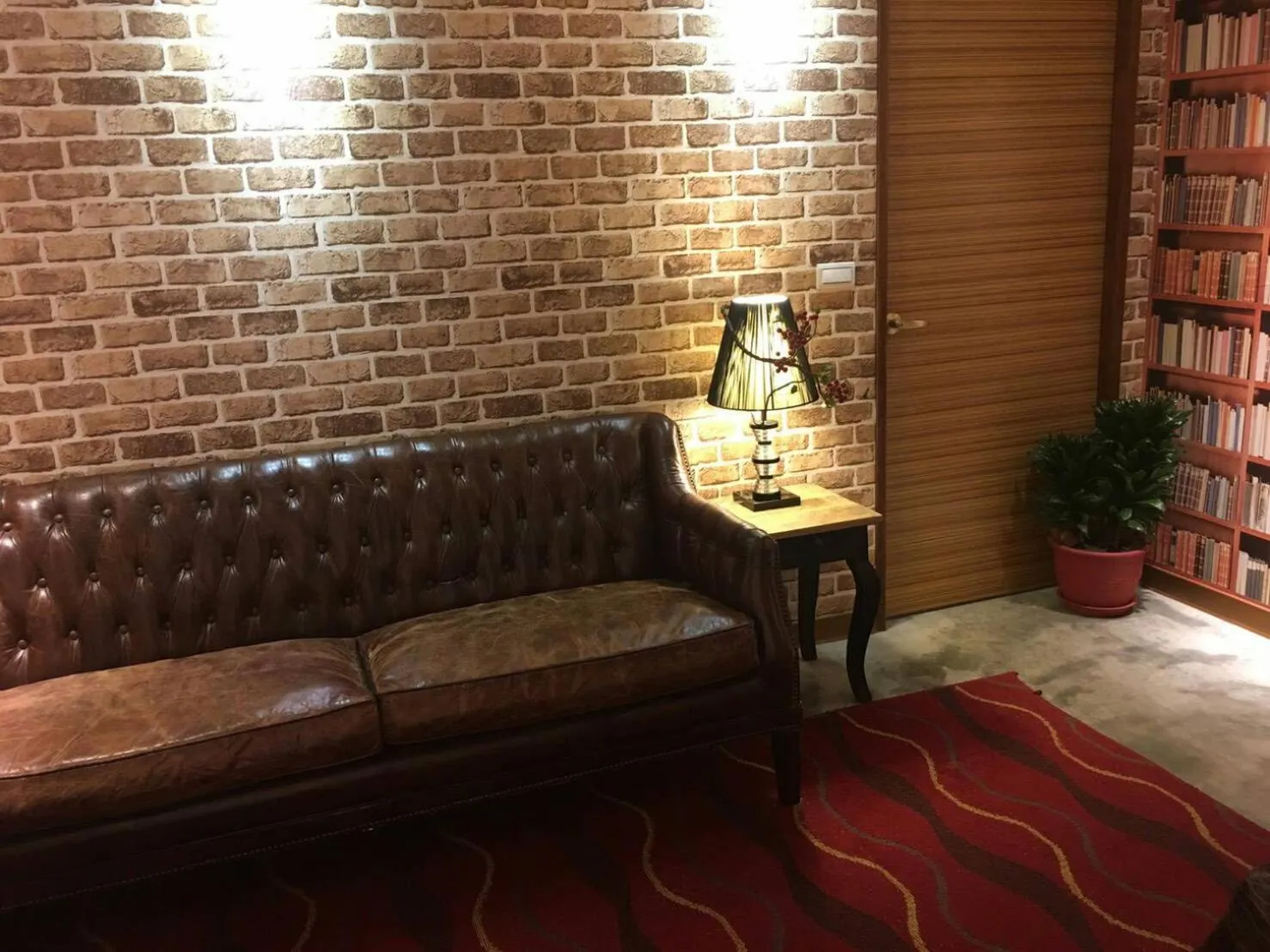 Seating area in Golden Hotel