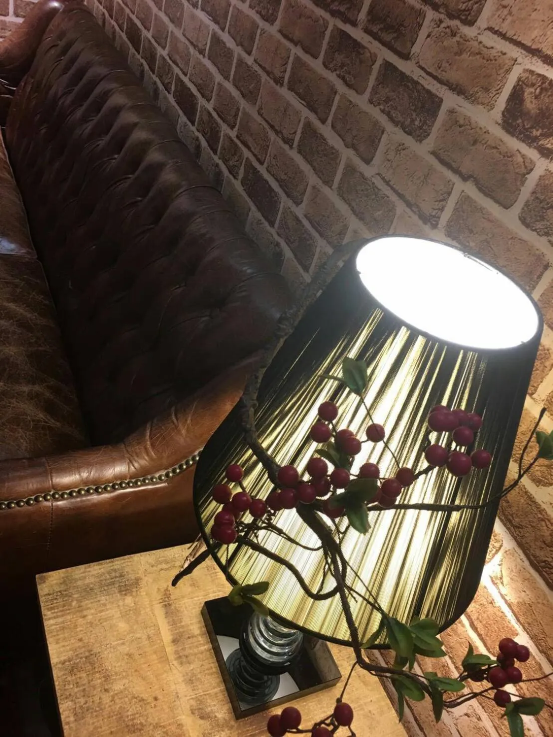 Seating area in Golden Hotel