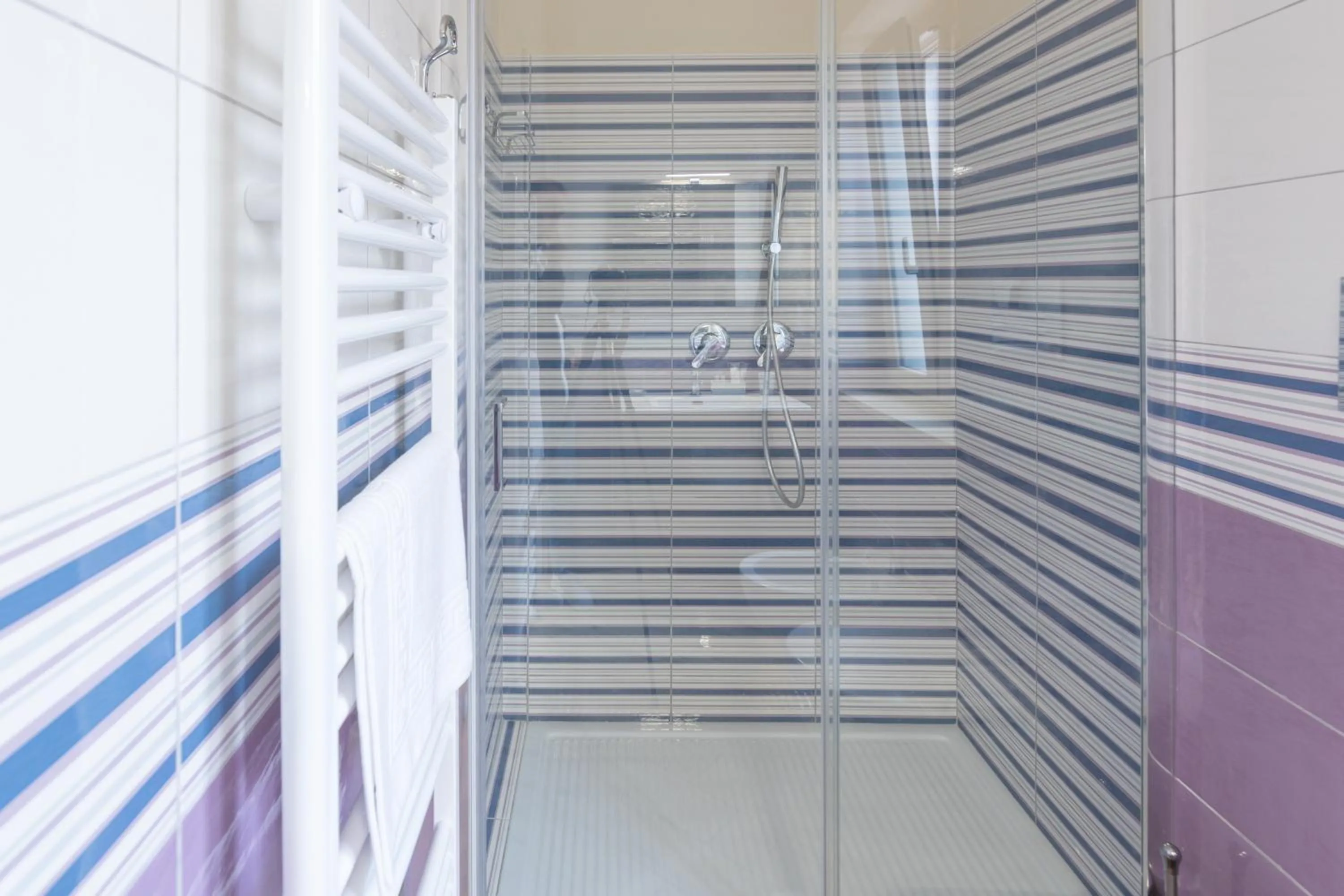 Shower in Apollo Bed & Breakfast