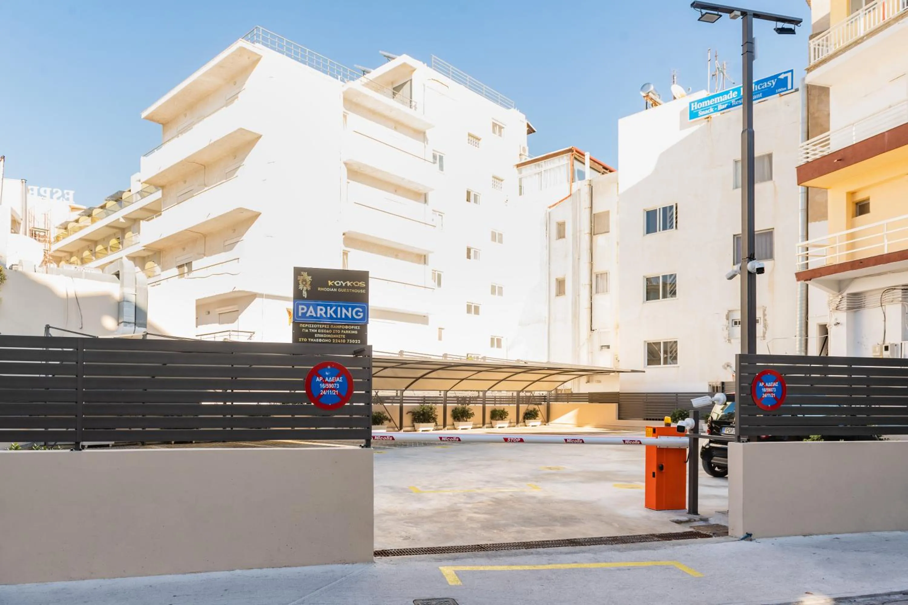 Parking in Koukos Rodos Boutique Hotel & Spa - Adults Only