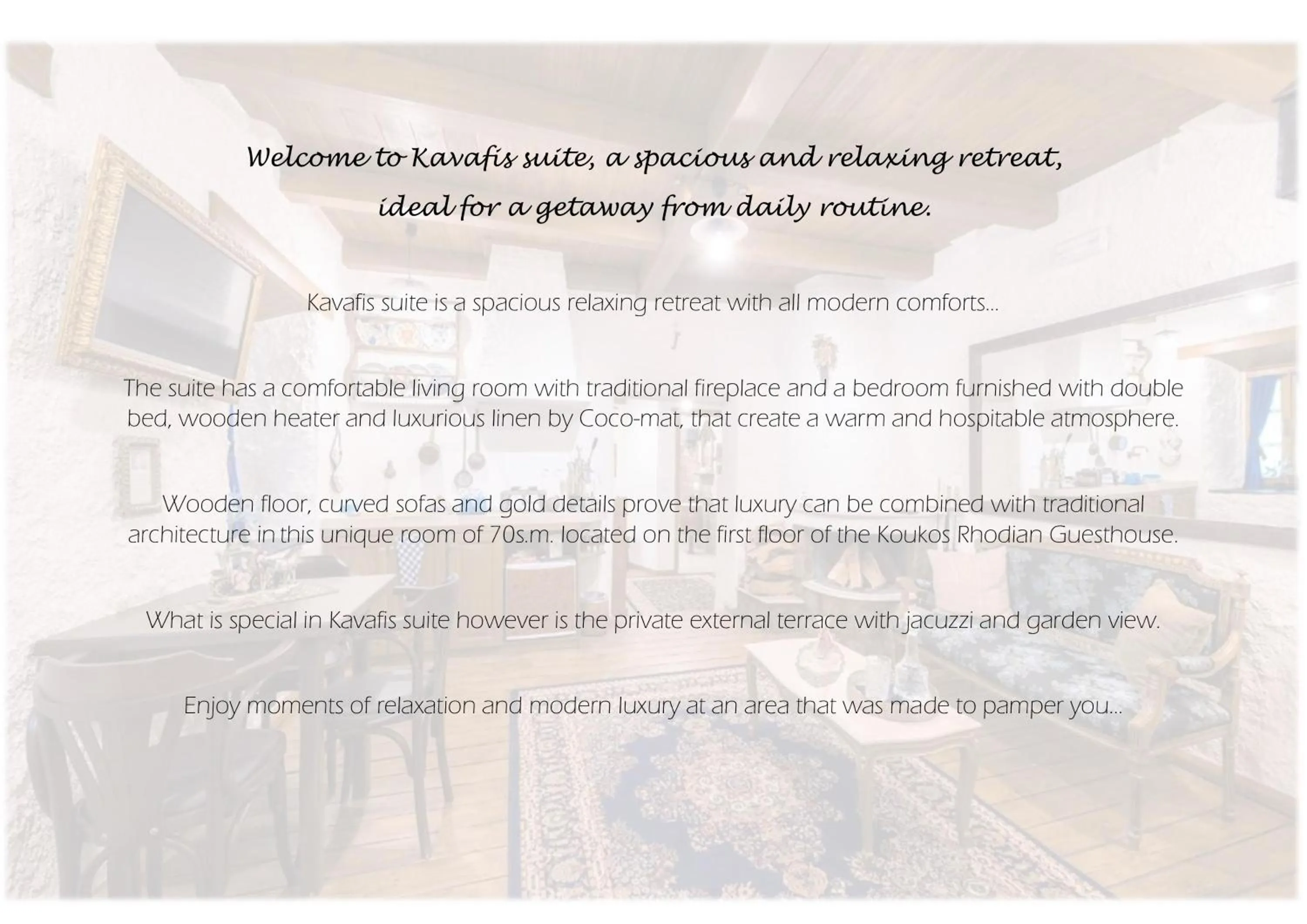 Text overlay in Koukos Rodos Boutique Hotel & Spa - Adults Only