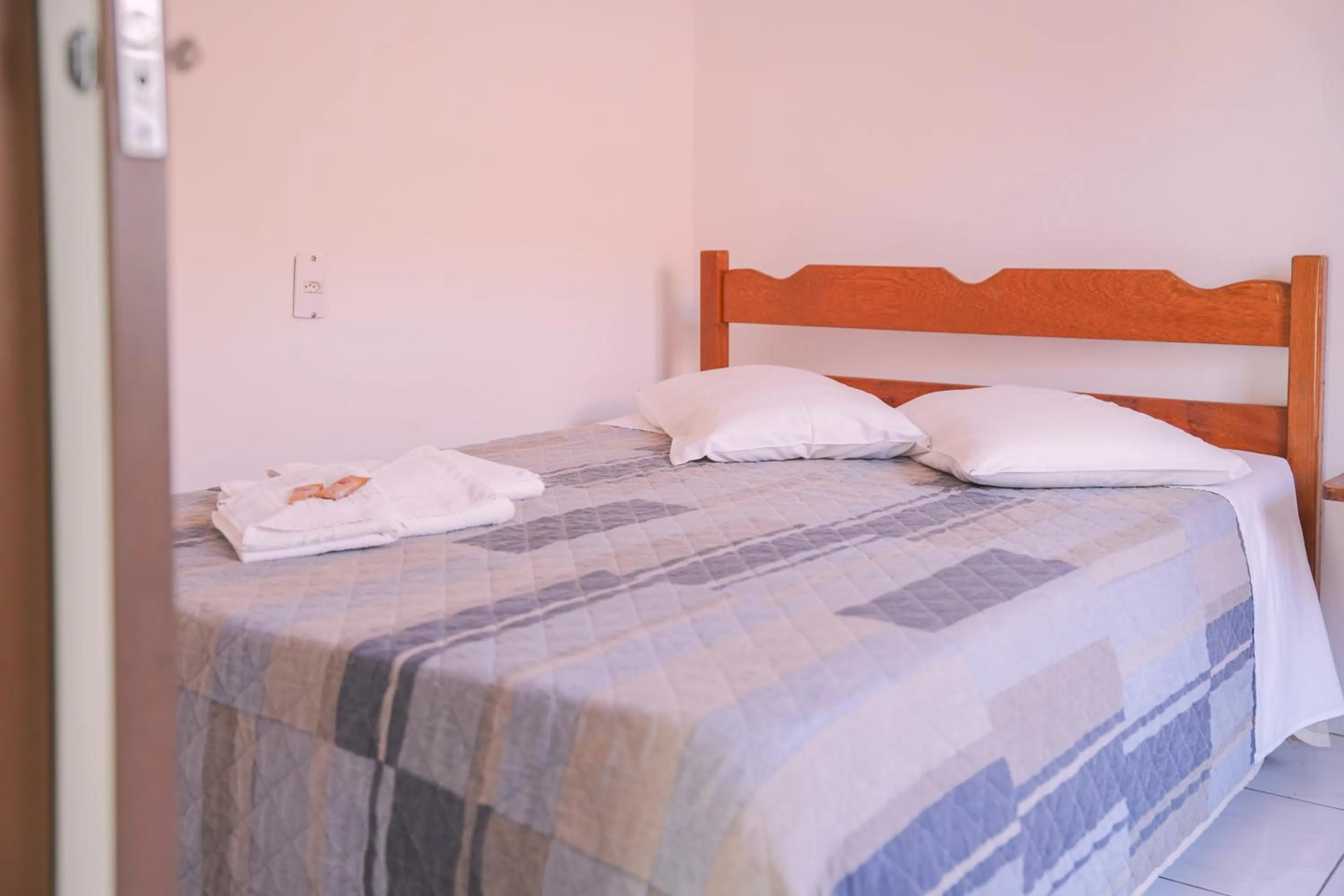 Bed in Pousada Schmitz