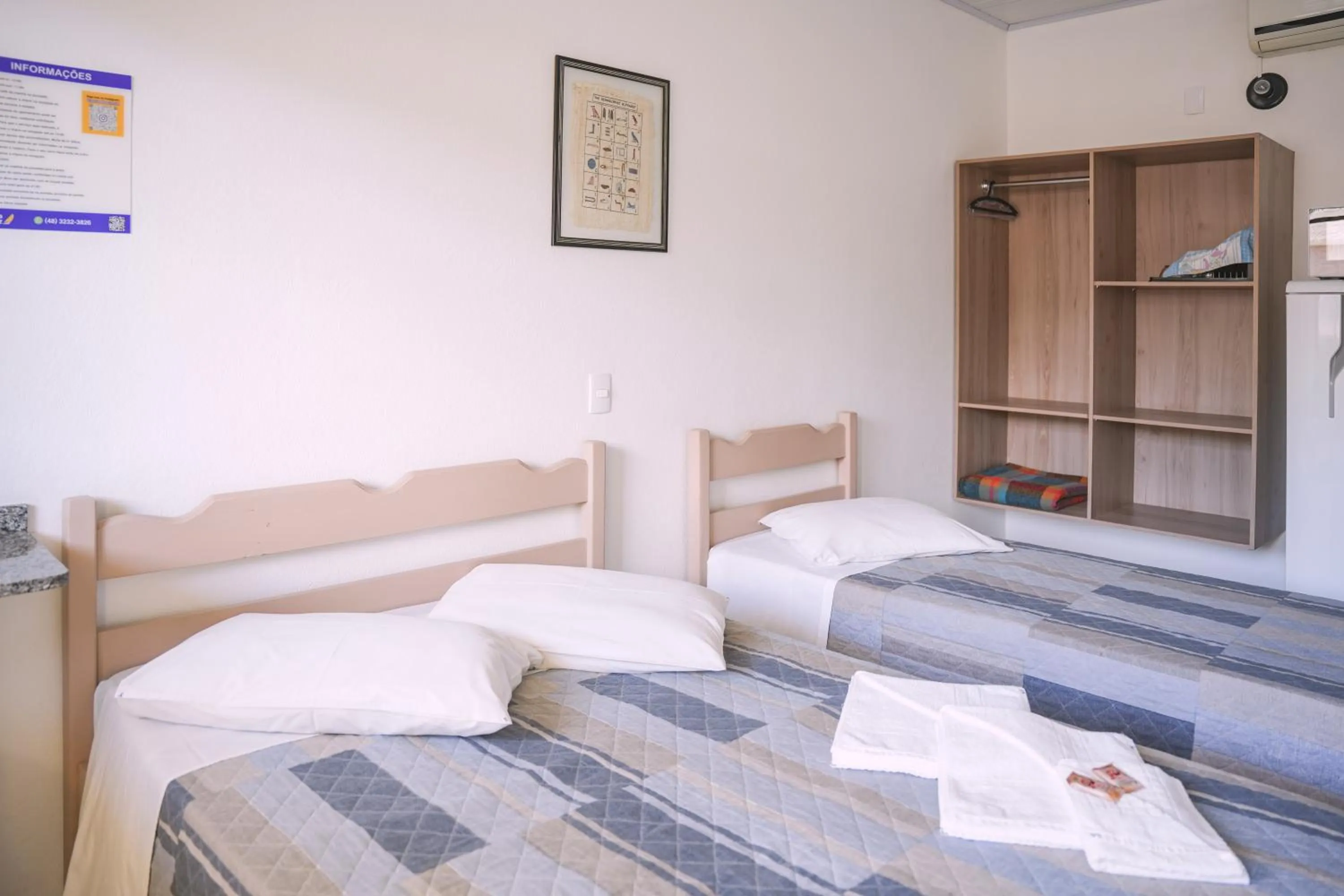 Bed in Pousada Schmitz