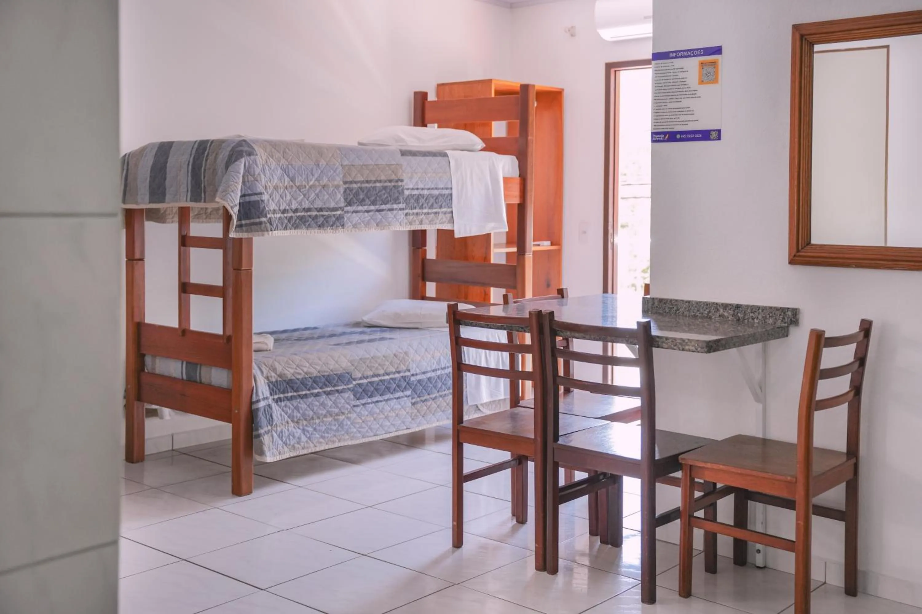 Bed in Pousada Schmitz