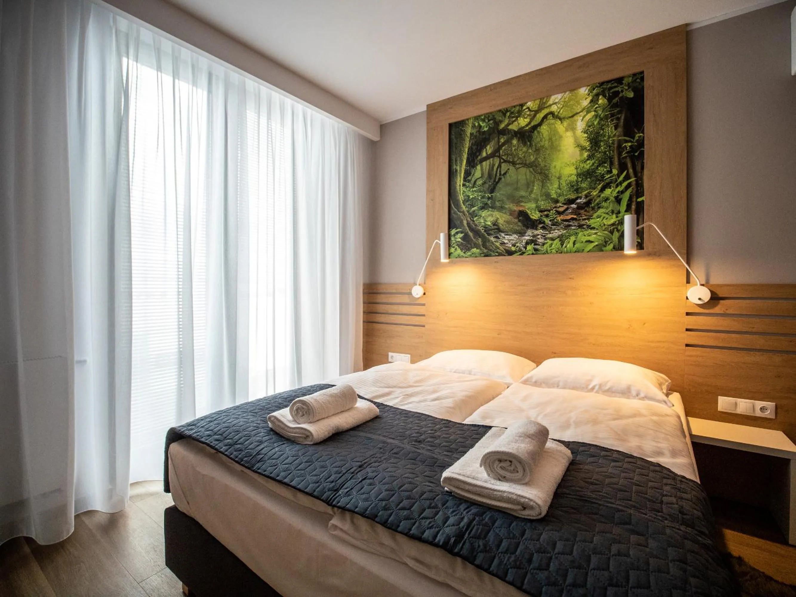 Bed in Hotel Panorama