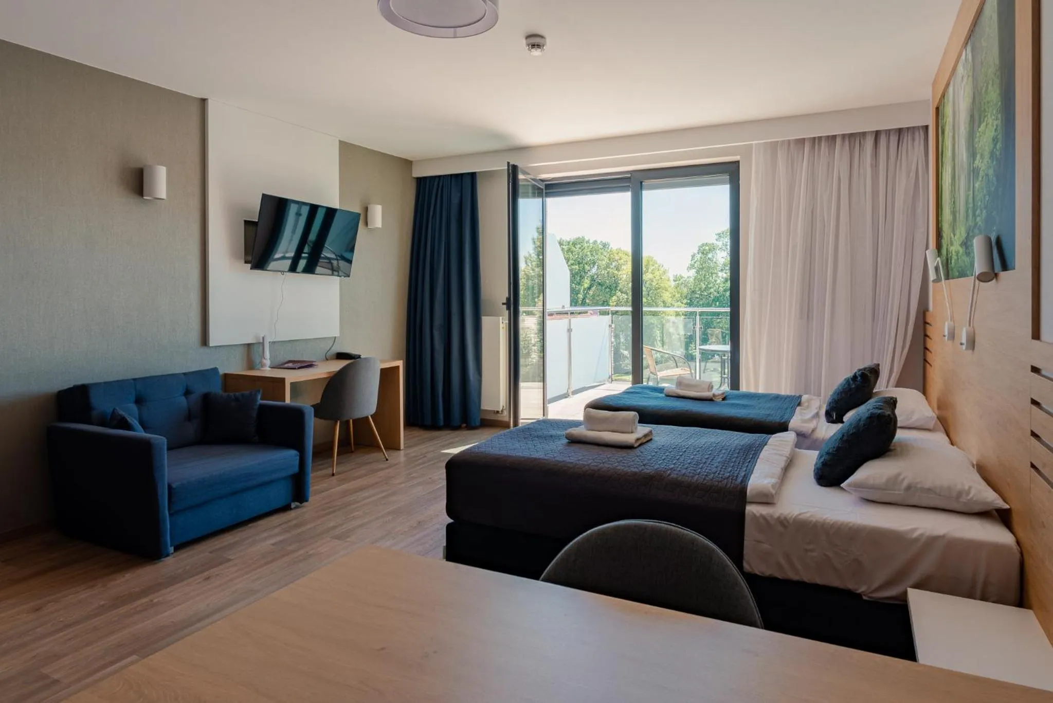 Bed in Hotel Panorama