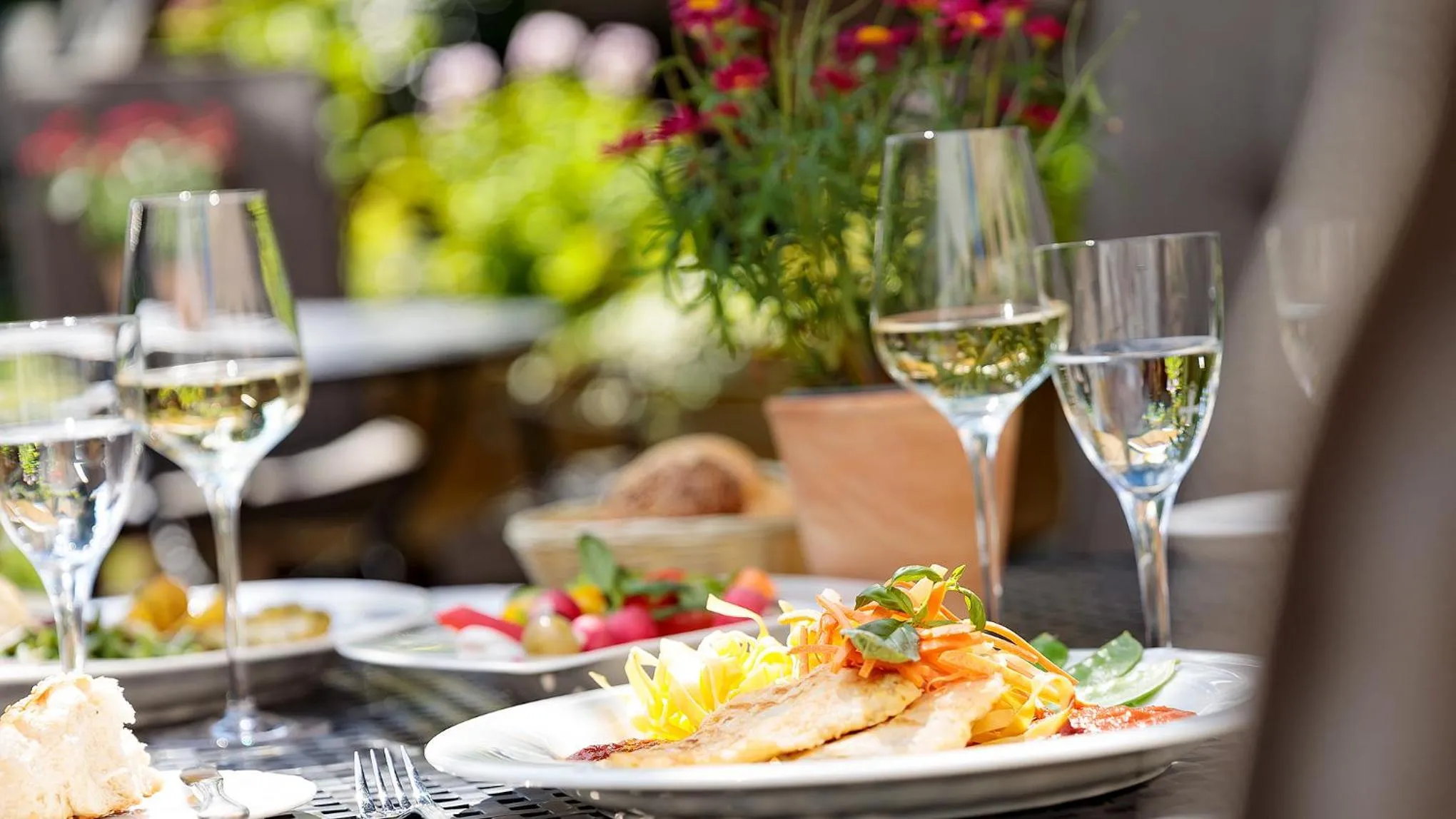 Restaurant/places to eat in Hotel Ambiente