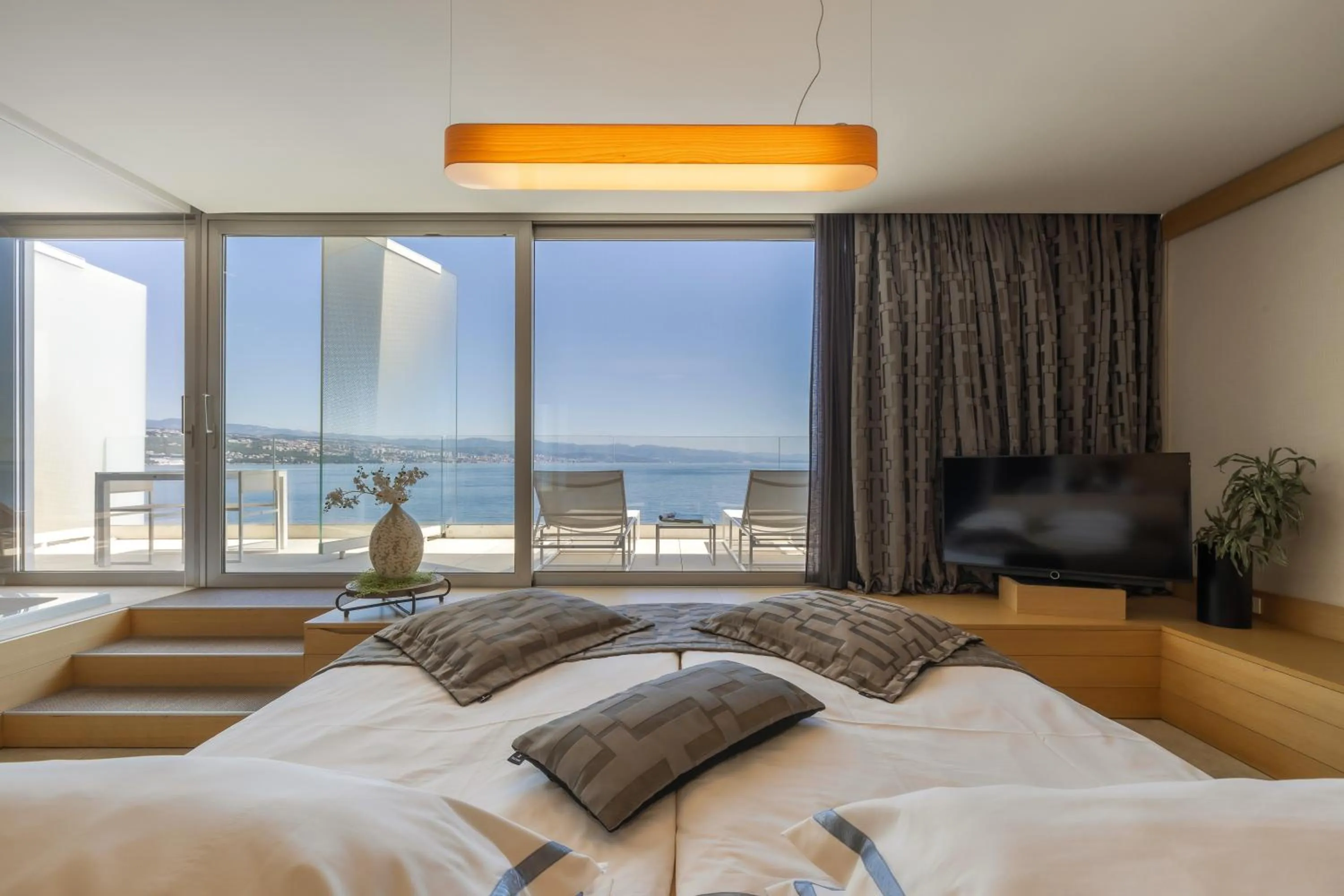 View (from property/room), Bed in Bevanda Hotel & Restaurant - Unique Adriatic