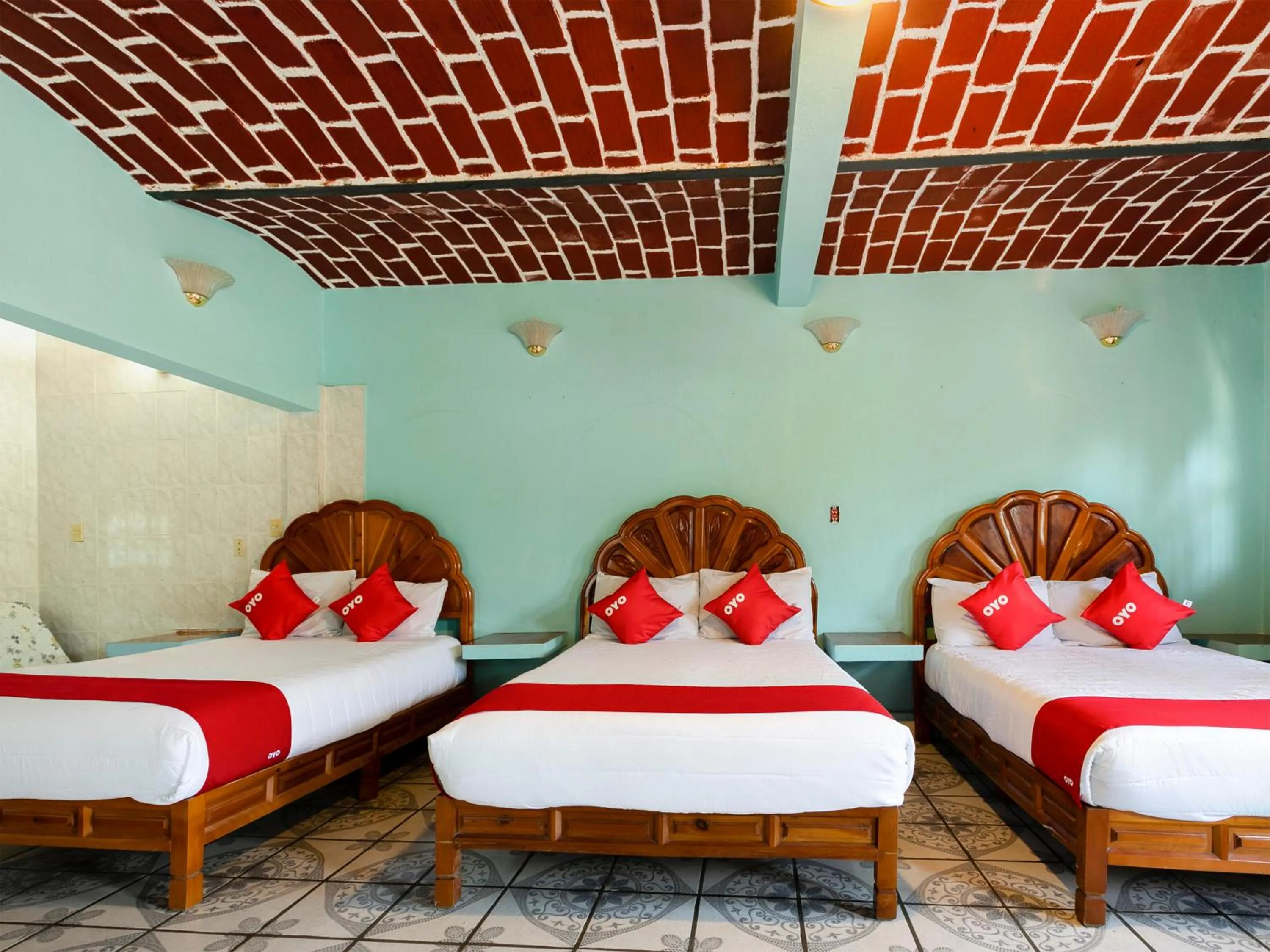 Bedroom in Hotel Posada Agua Escondida