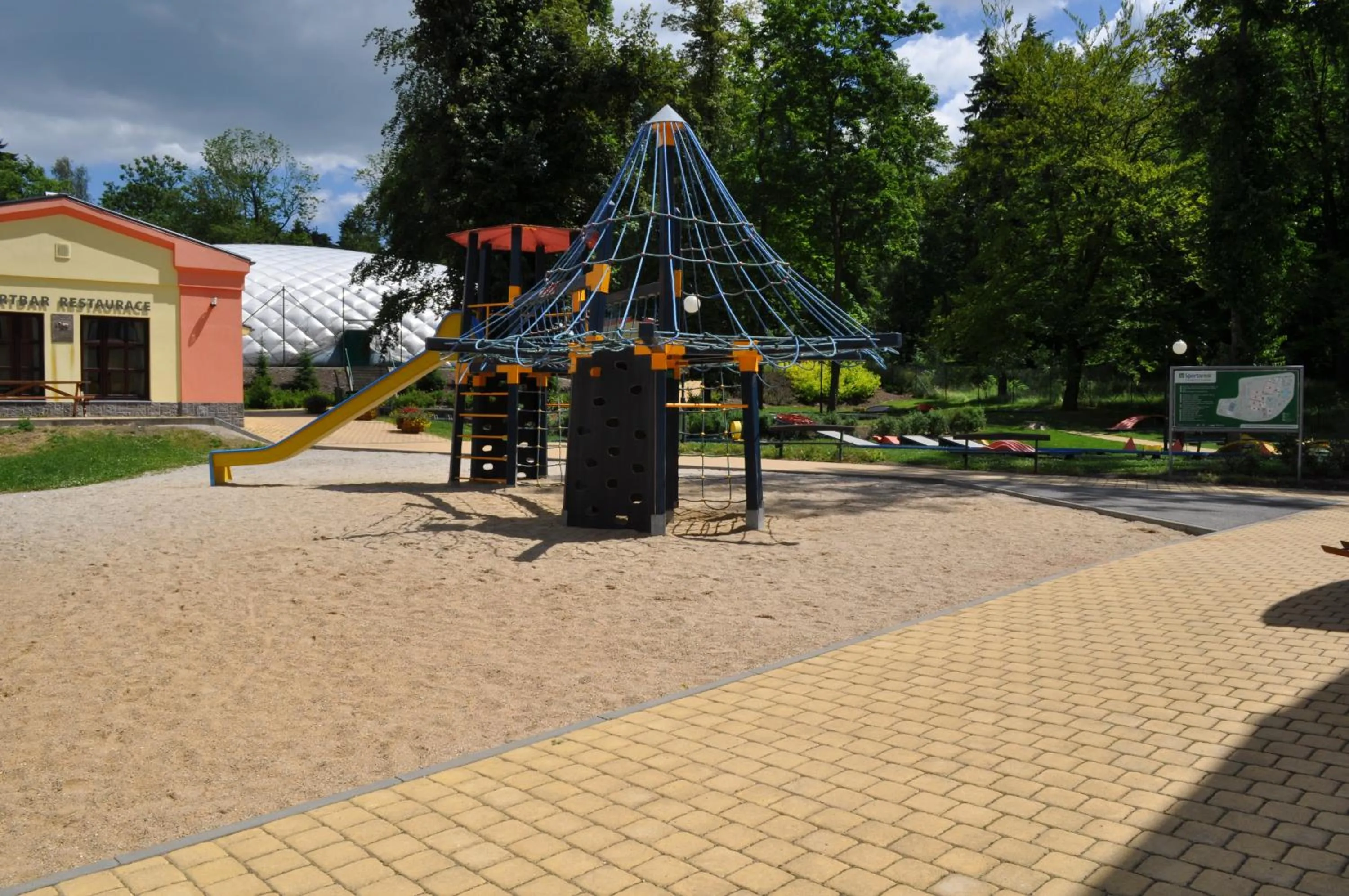 Children play ground in Aparthotel Lípa