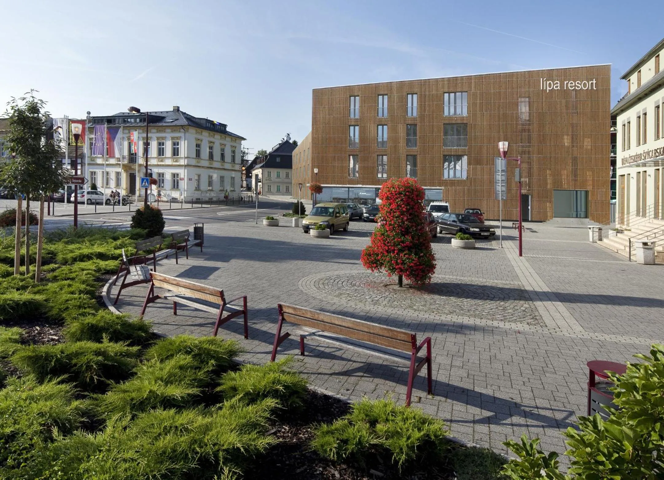 Street view in Aparthotel Lípa