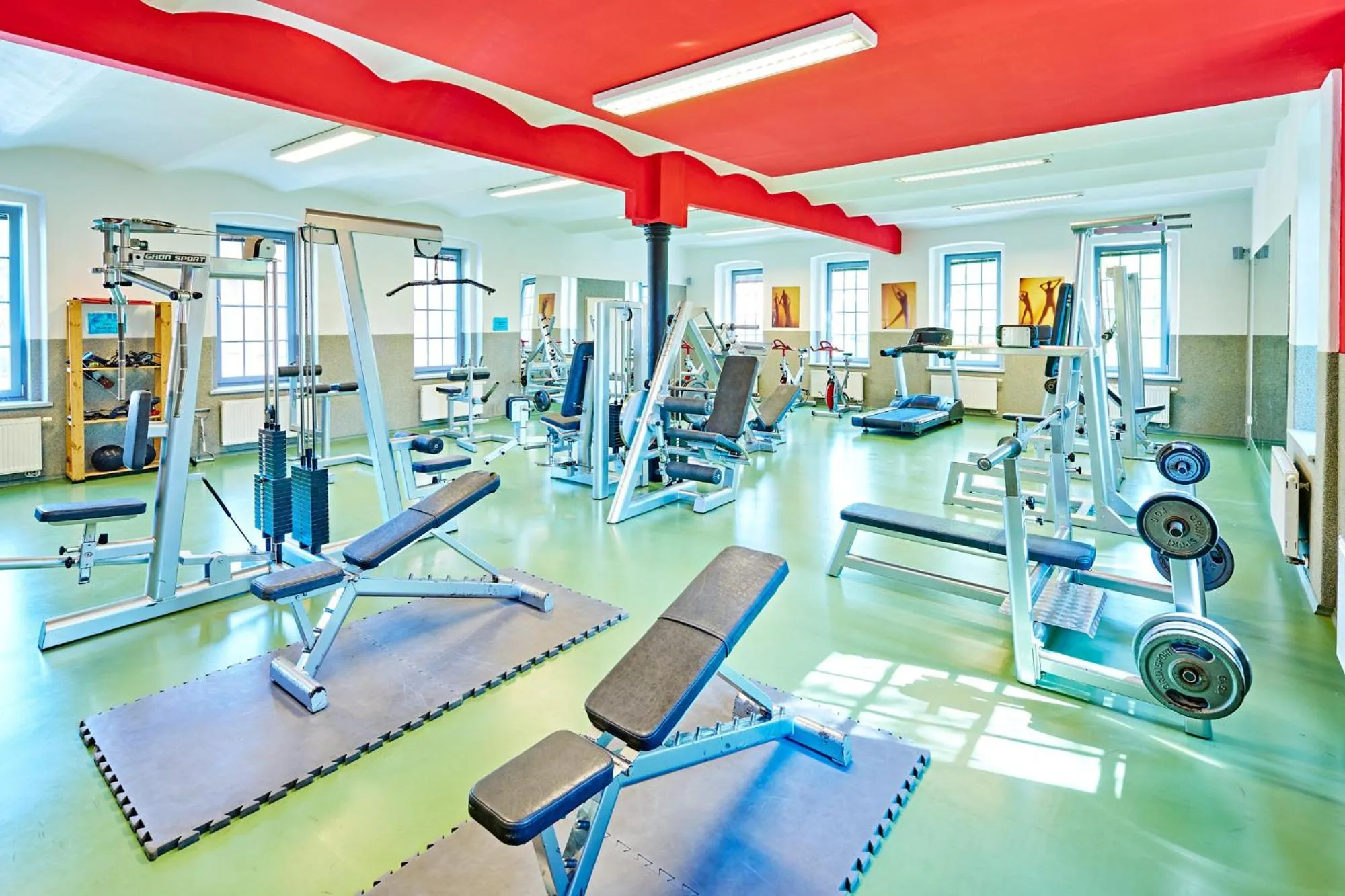 Fitness centre/facilities in Aparthotel Lípa