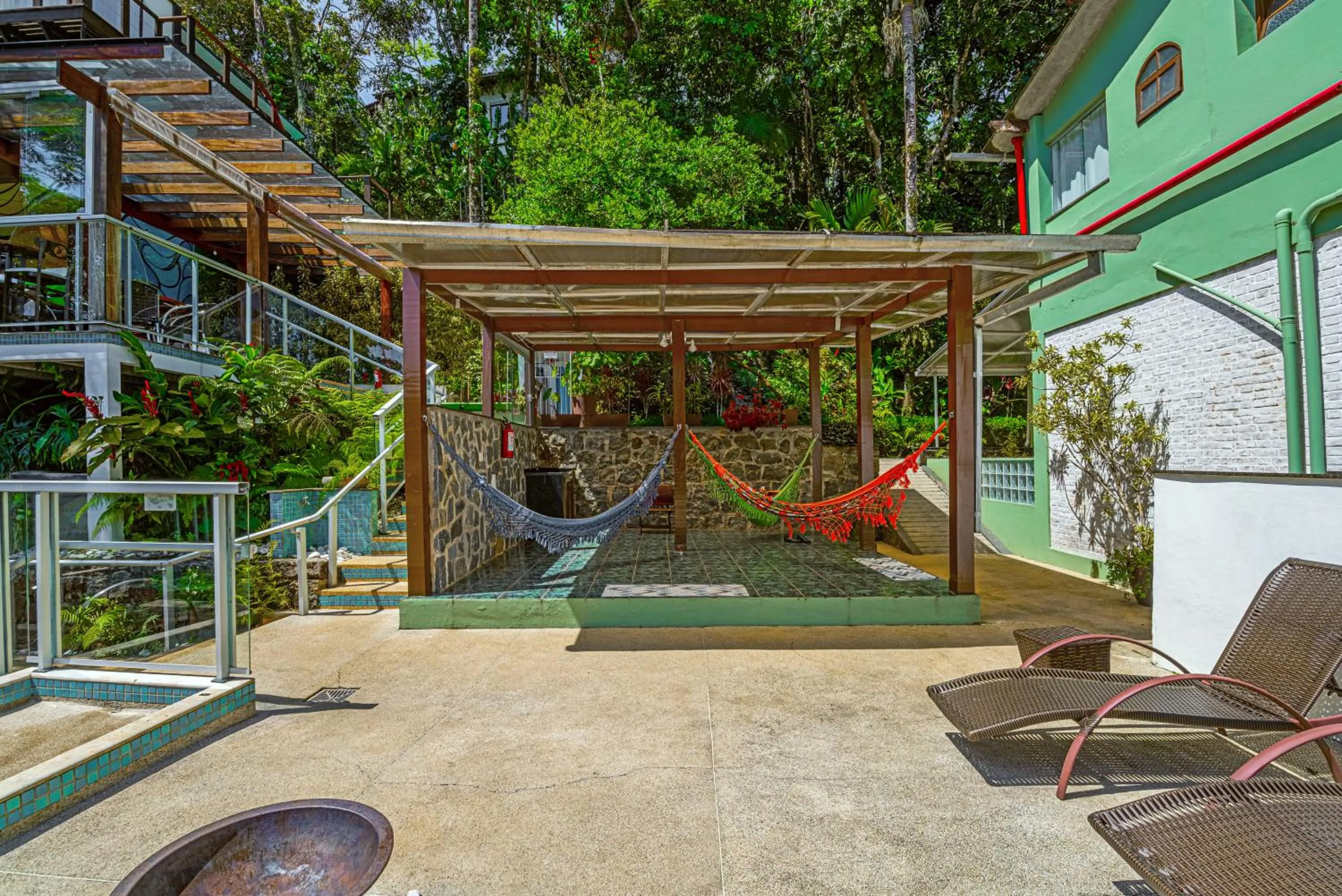Seating area in Pousada do Tenório