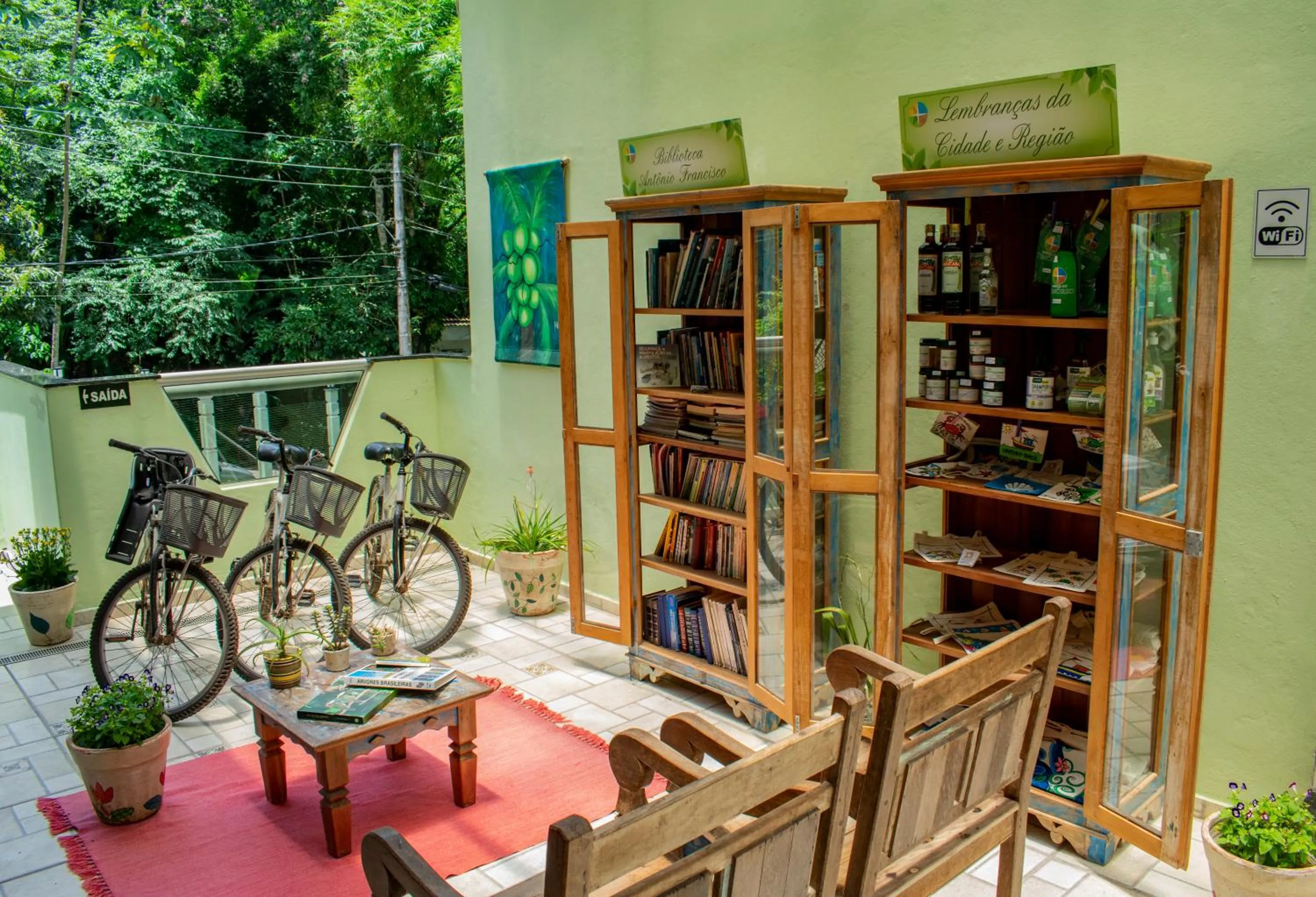 Library in Pousada do Tenório