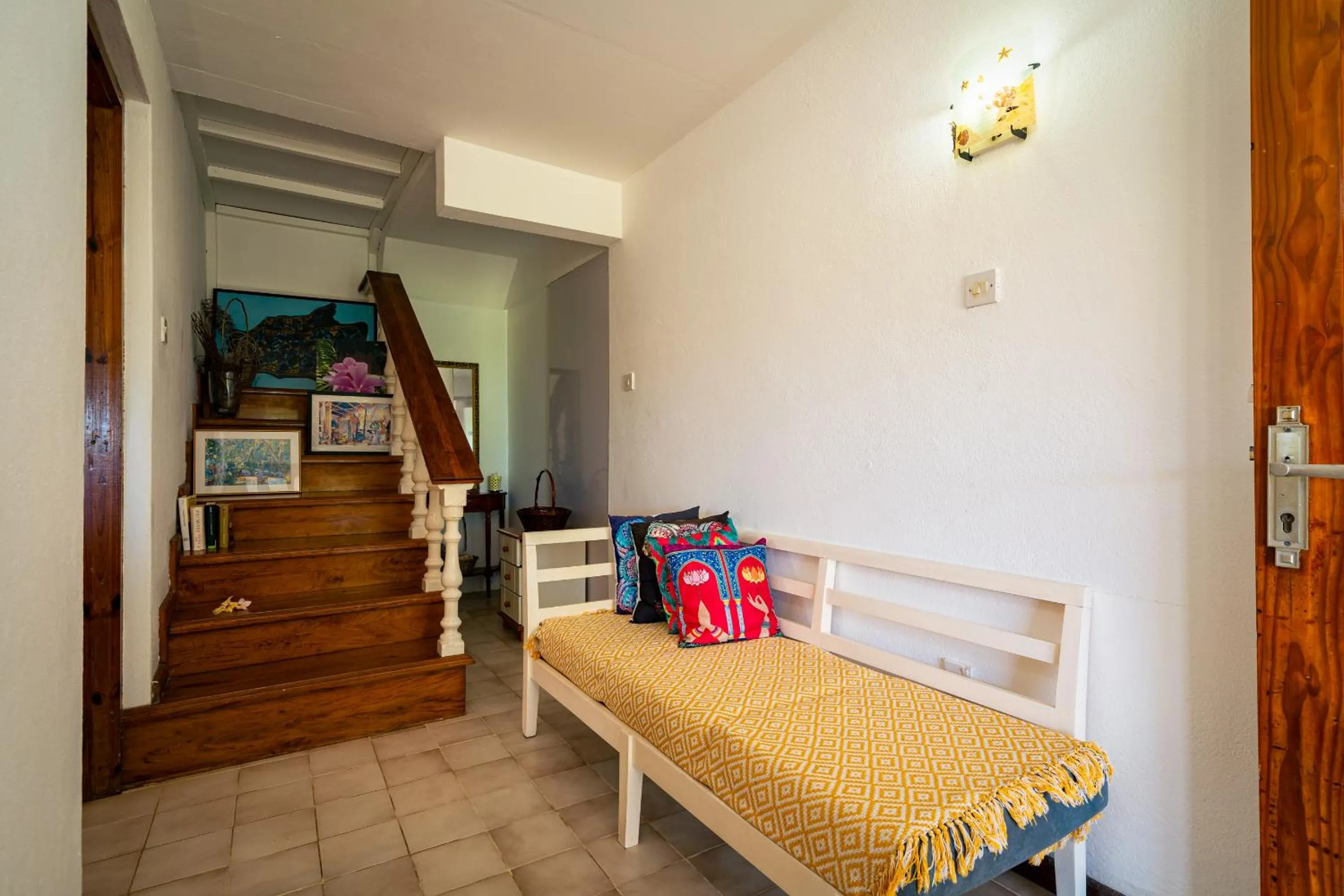 Bed in Lemongrass Lodge