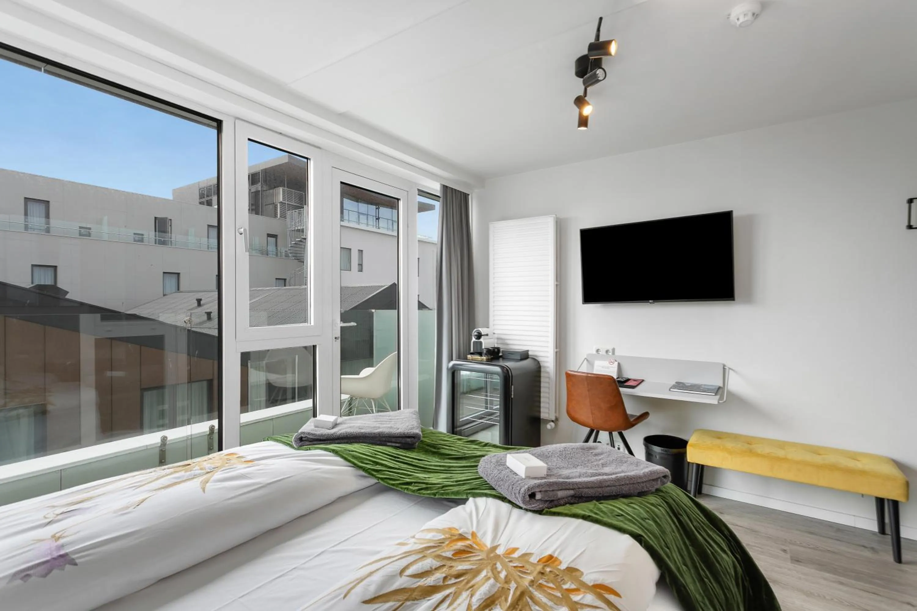 View (from property/room), Bed in City Center Hotel