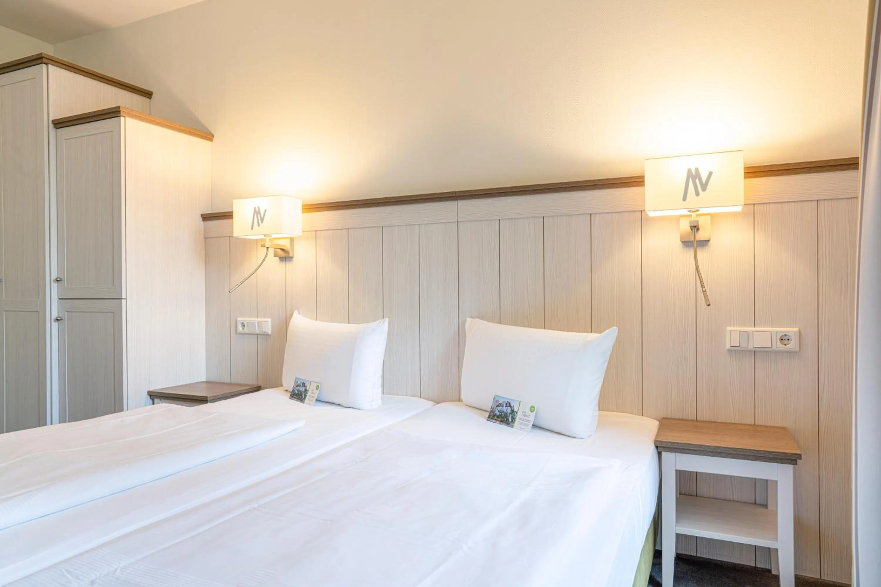 Bed in Ringhotel Villa Margarete