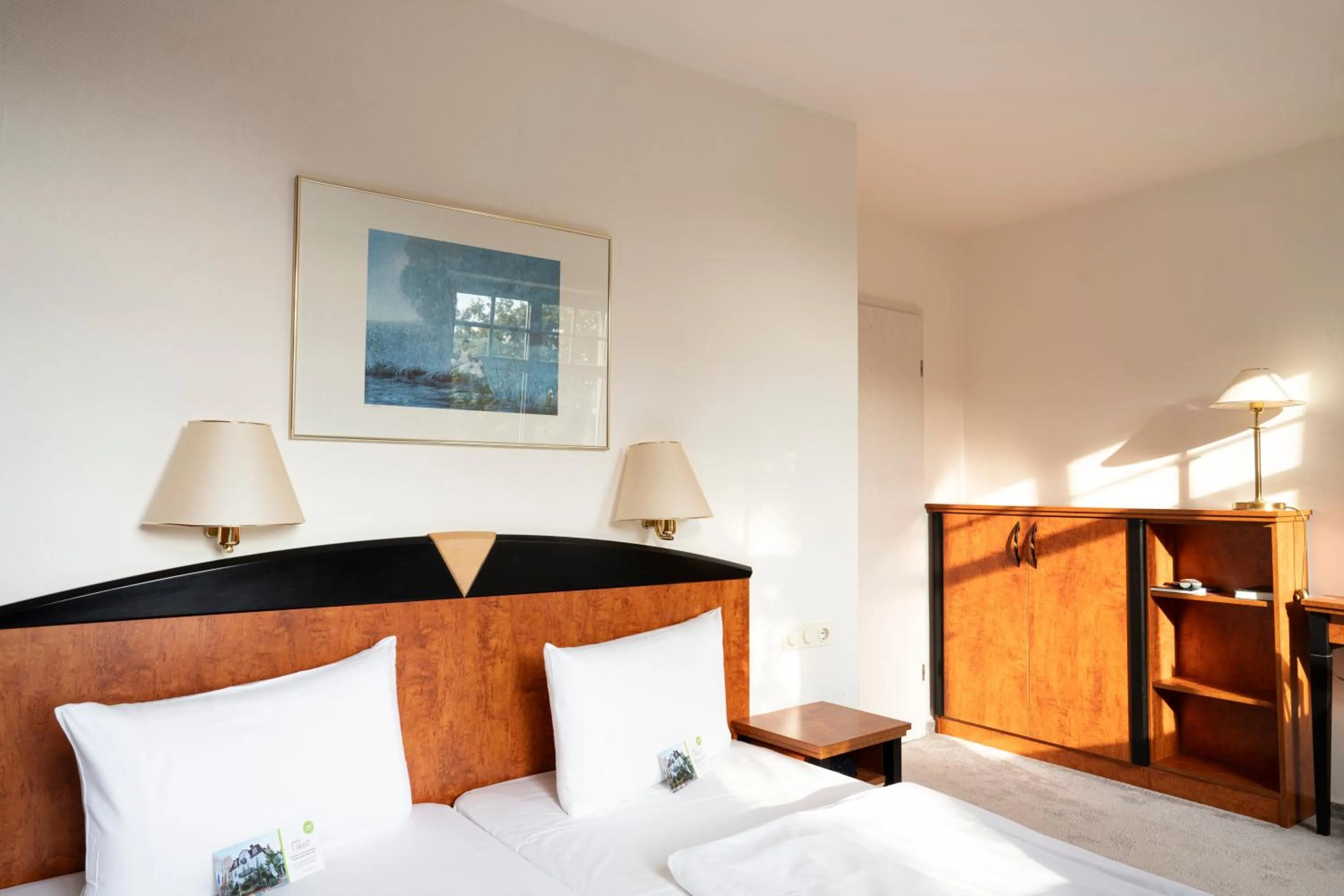 Bed in Ringhotel Villa Margarete